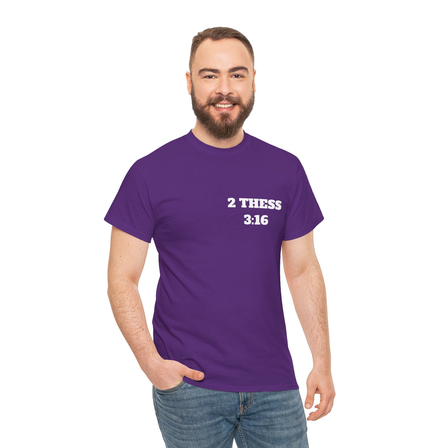 Copy of 2 Thessalonians 3:16 Bible Verse Shirt, Faith Based Clothing, Church Shirts, Christian Apparel, Trendy Christian Clothing