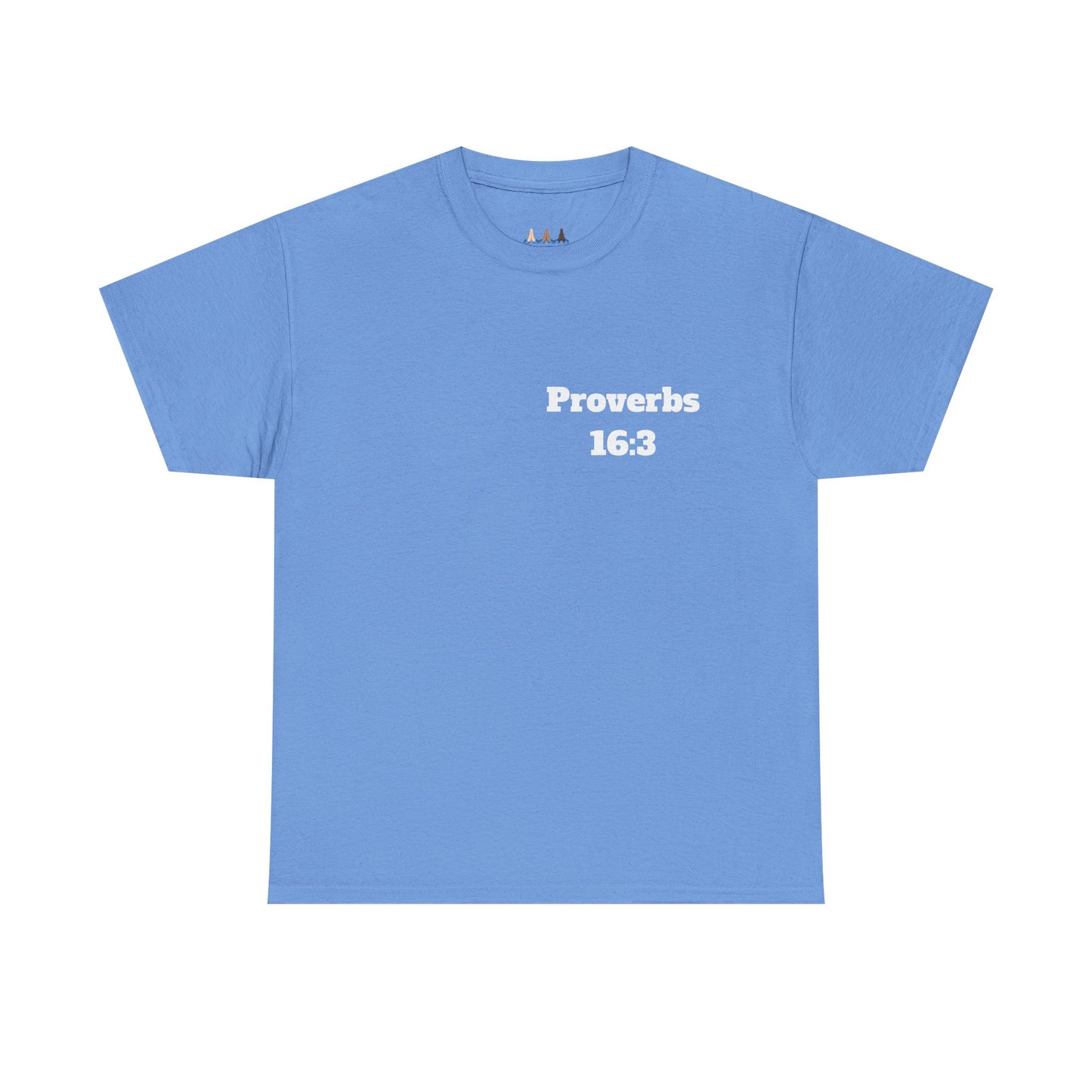 Proverbs 16:3 Christian T-Shirt, Christian Gifts, Christian Back To School Gifts, Trendy Christian Apparel