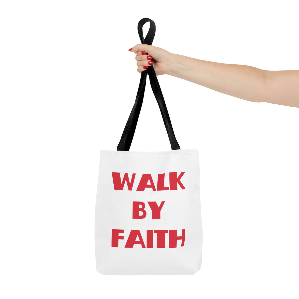 Walk By Faith Christian Tote Bag
