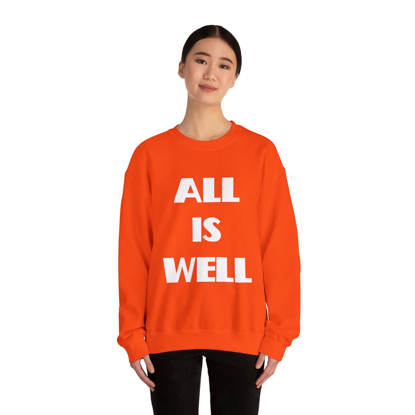All Is Well Christian Sweatshirt, Christian Gifts, Christian Back To School Gifts, Church Outfits