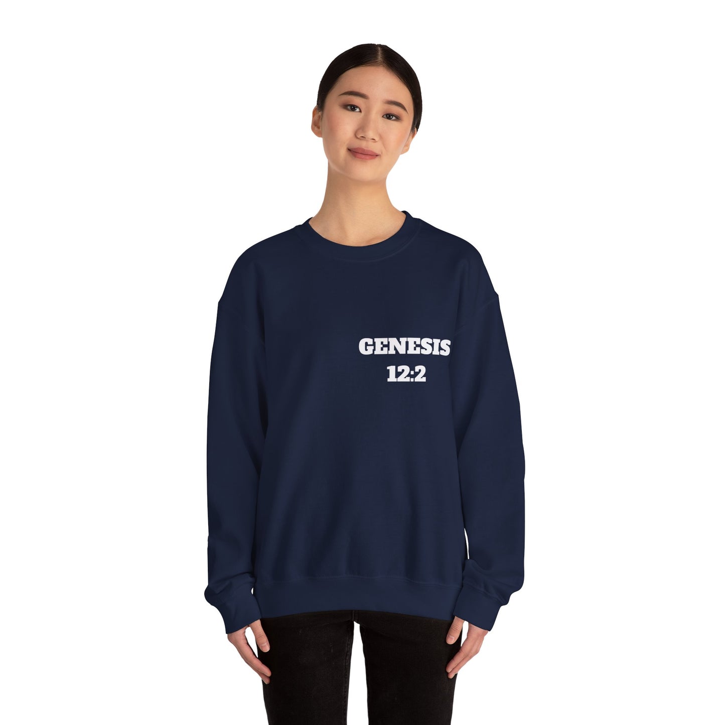Genesis 12:2 Christian Sweatshirt, Christian Gifts, Christian Back To School Gifts, Trendy Christian Apparel