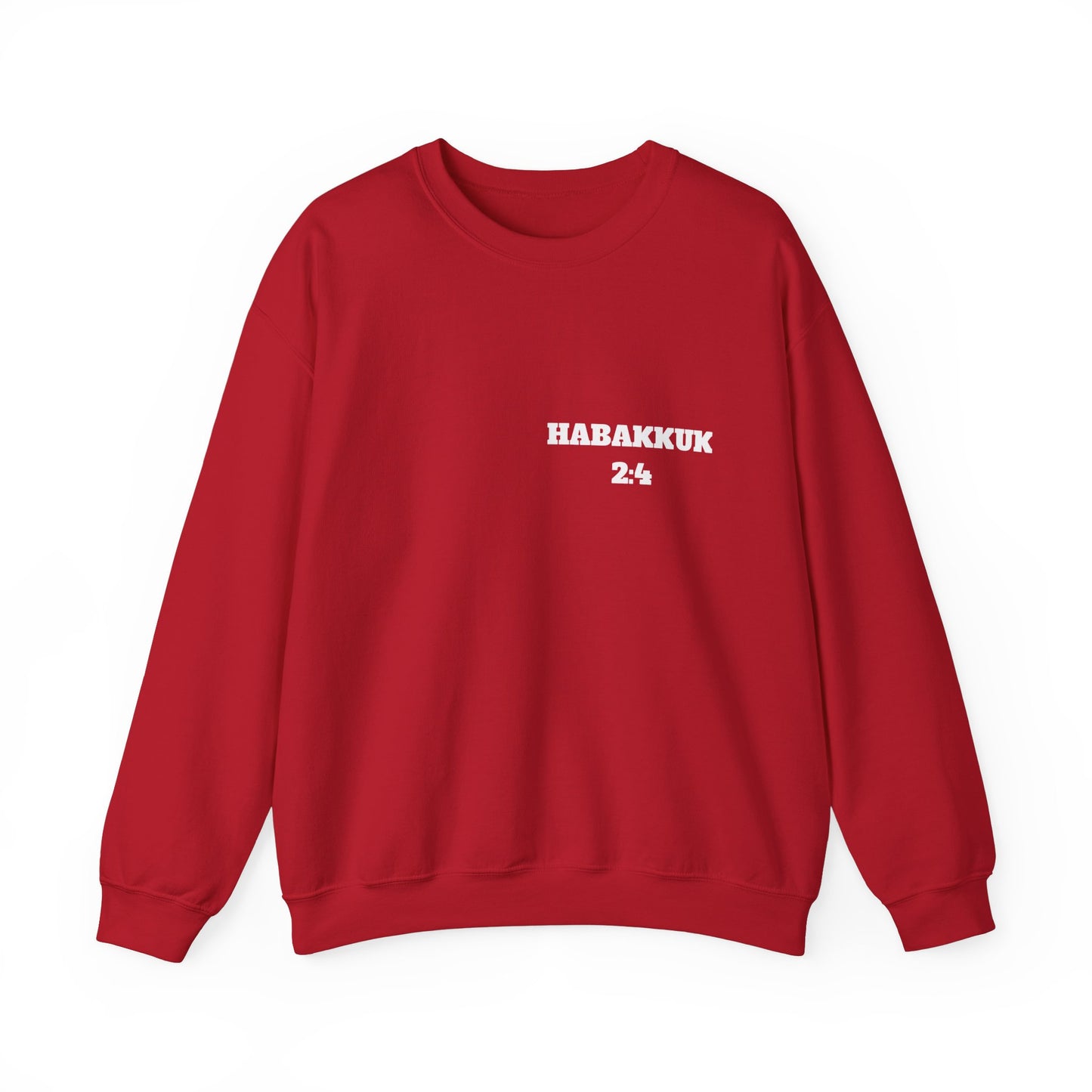 Habakkuk 2:4 Christian Sweatshirt, Christian Gifts, Christian Back To School Gifts, Church Outfits