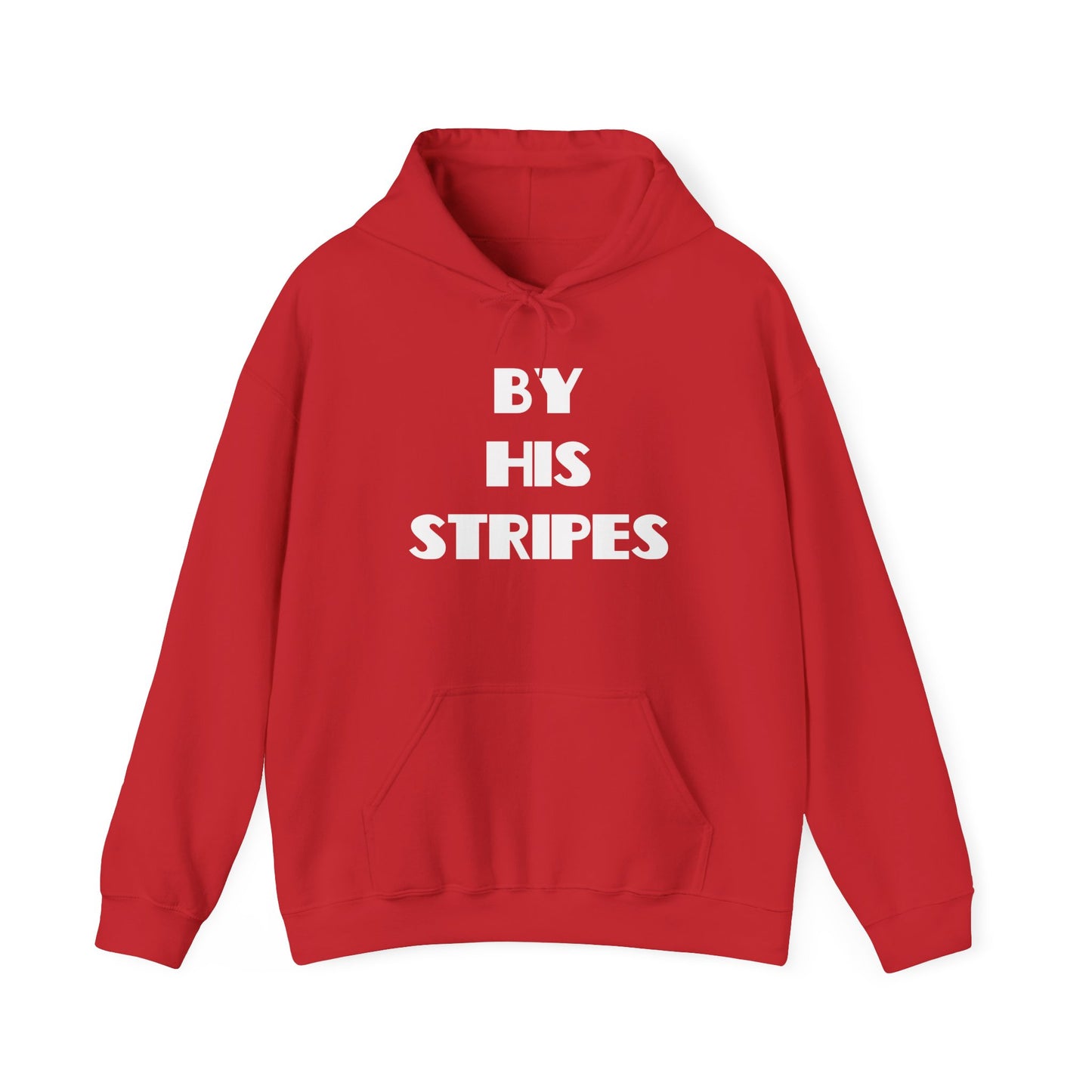 By His Stripes Hoodie — Christian Faith Graphic Pullover, Christian Gifts, Trendy Christian Apparel, Christian Clothing