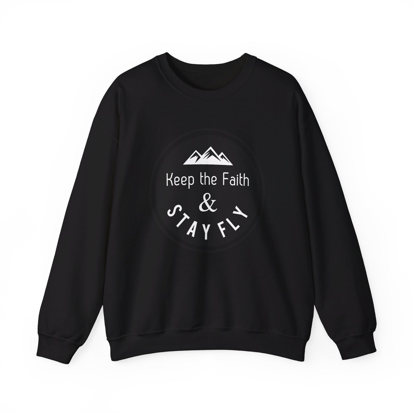Keep The Faith & Stay Fly Christian Clothing, Christian Shirts, Christian Sweatshirt, Christian Hoodie, Top Religious Shirts, Bible Shirts