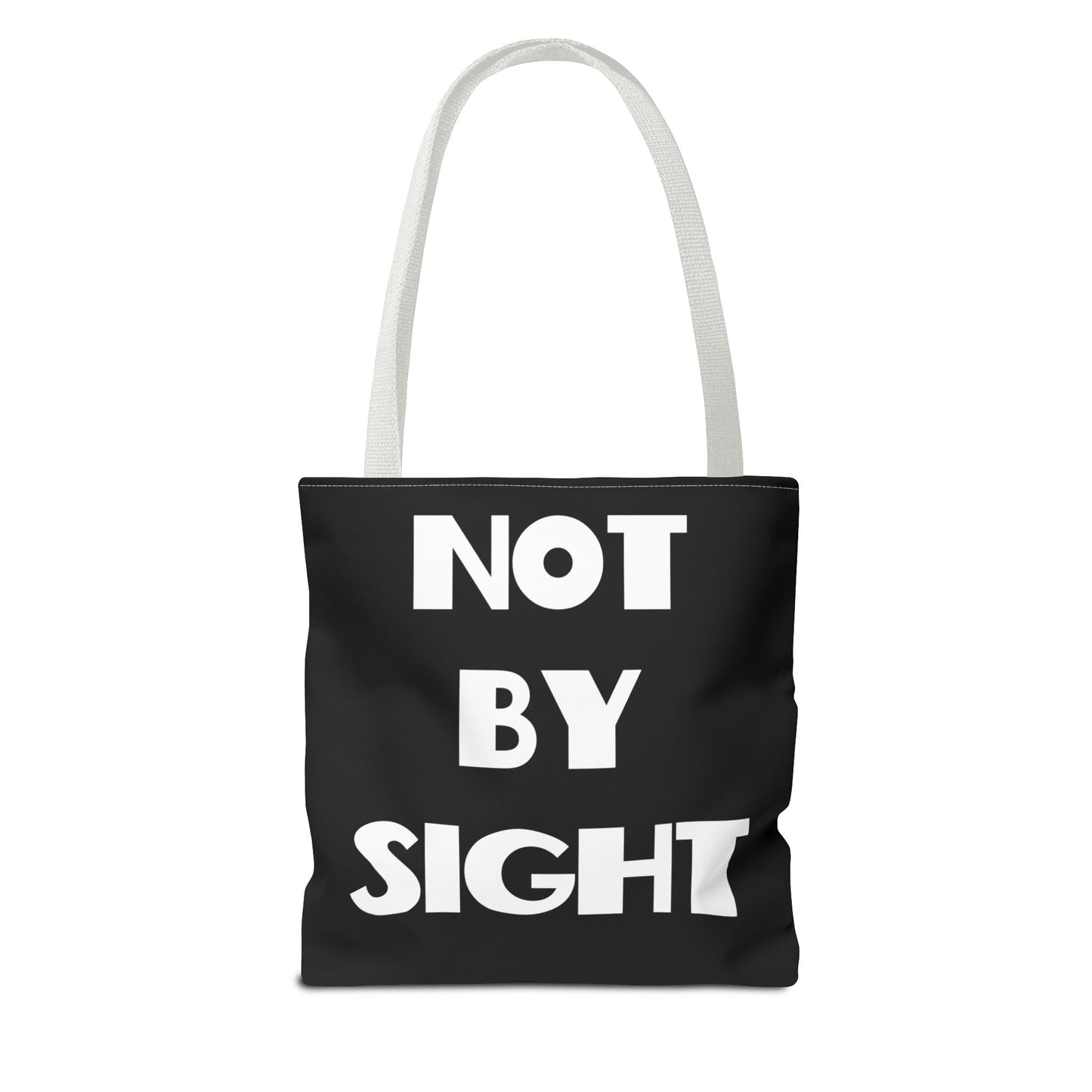 Walk by Faith Not Christian Tote Bag, Christian Gifts, Christian Back To School Gifts, Trendy Christian Apparel