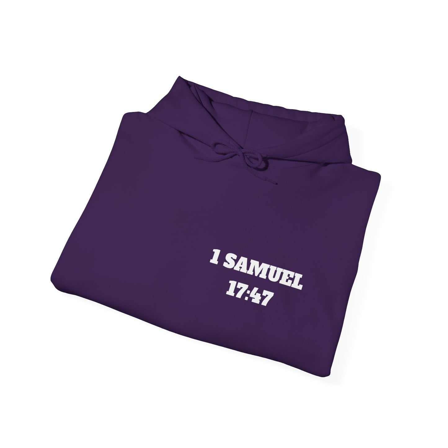 1 Samuel 17:47 Christian Hoodie, Christian Gifts, Christian Back To School Gifts, Trendy Christian Apparel
