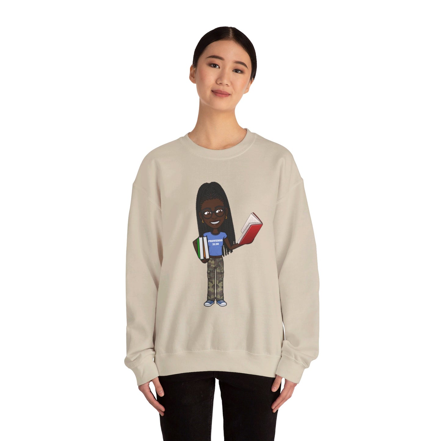 Proverbs 31 Bitmoji Character Sweatshirt