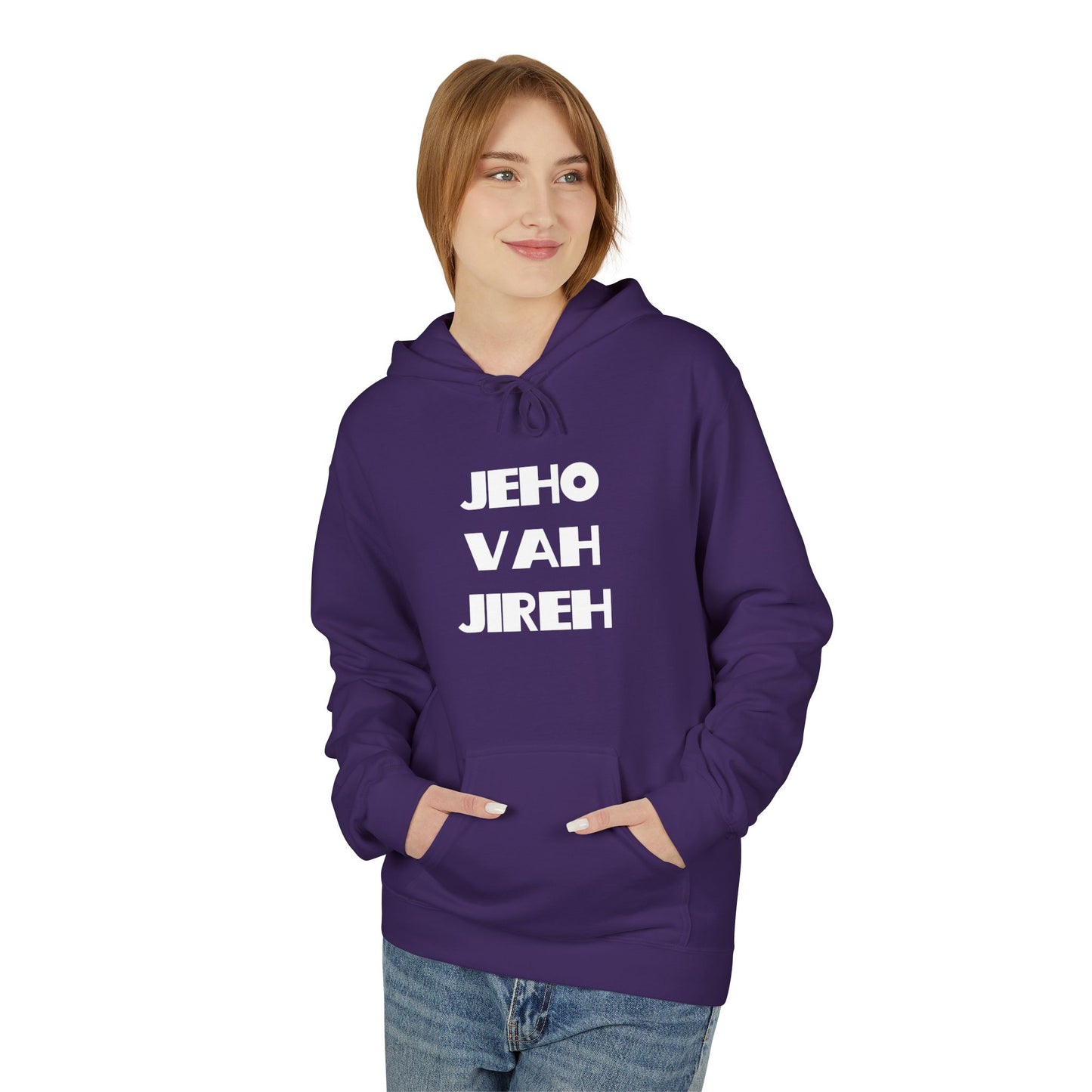 Jehovah Jireh Hoodie — Minimalist Christian Faith Pullover