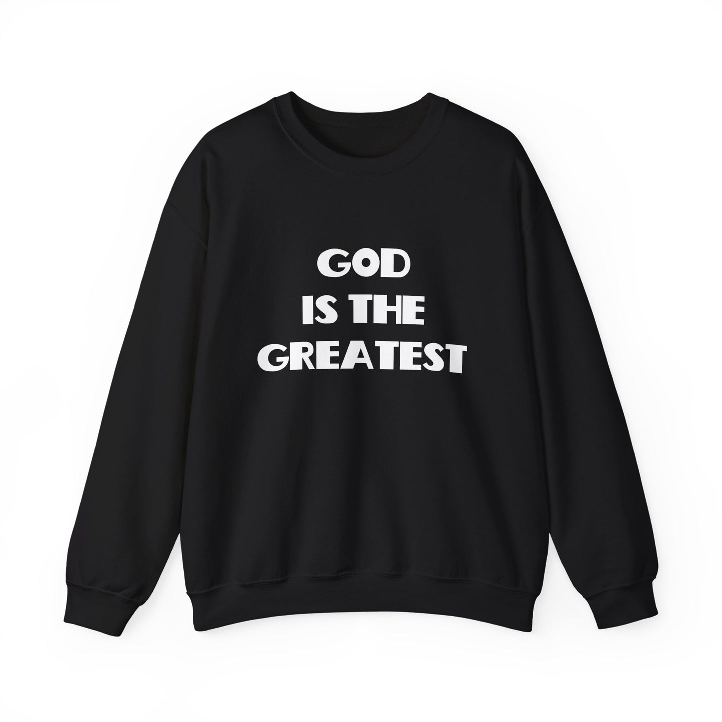 God Is The Greatest Crewneck Sweatshirt, Christian Gifts, Trendy Christian Apparel, Christian Christmas Gifts