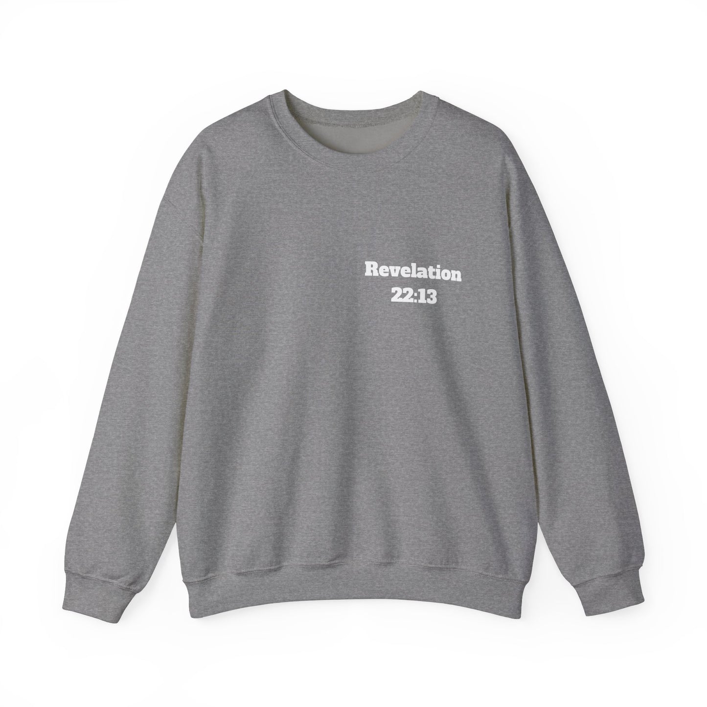 Revelation 22:13 Christian Sweatshirt, Christian Gifts, Christian Back To School Gifts, Church Outfits