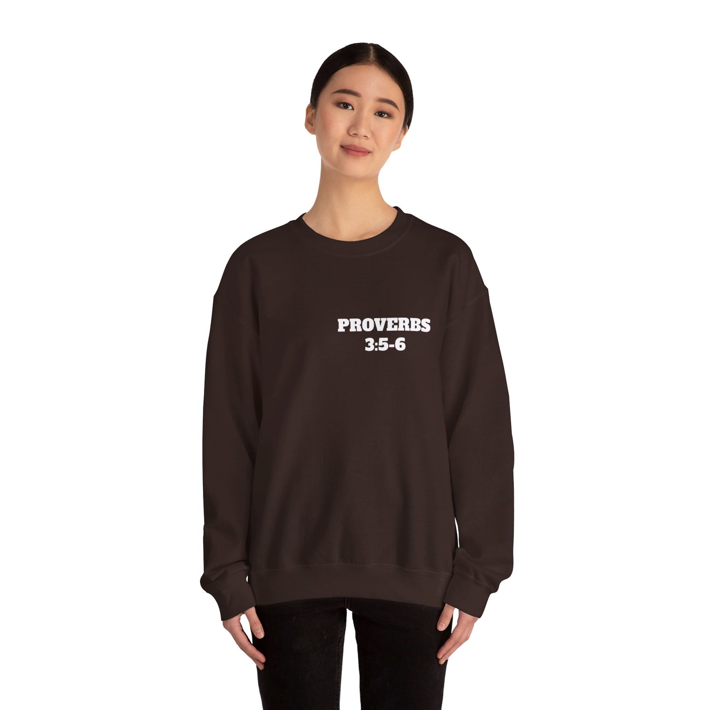 Proverbs 3:5-6 - Christian Clothing, Christian Shirts, Christian Sweatshirt, Christian Hoodie, Top Religious Shirts, Easter, Bible Shirts
