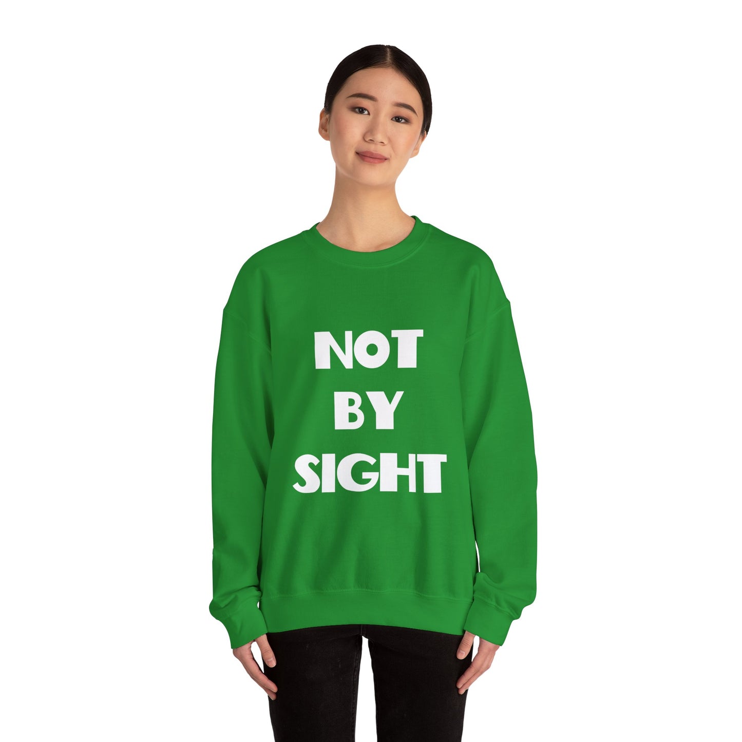 Not By Sight Christian Sweatshirt, Christian Gifts, Christian Back To School Gifts, Church Outfits