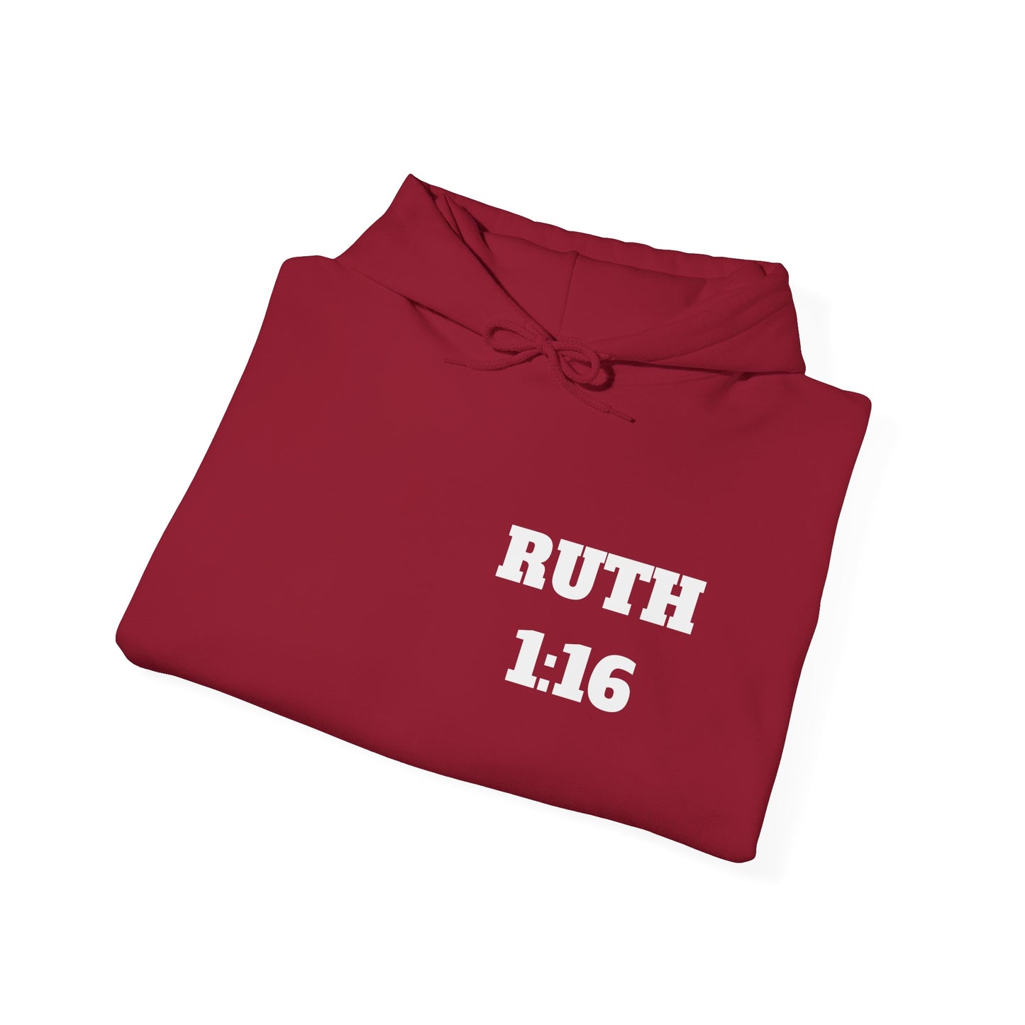 Ruth 1:16 Christian Hoodie, Christian Gifts, Christian Back To School Gifts, Trendy Christian Apparel
