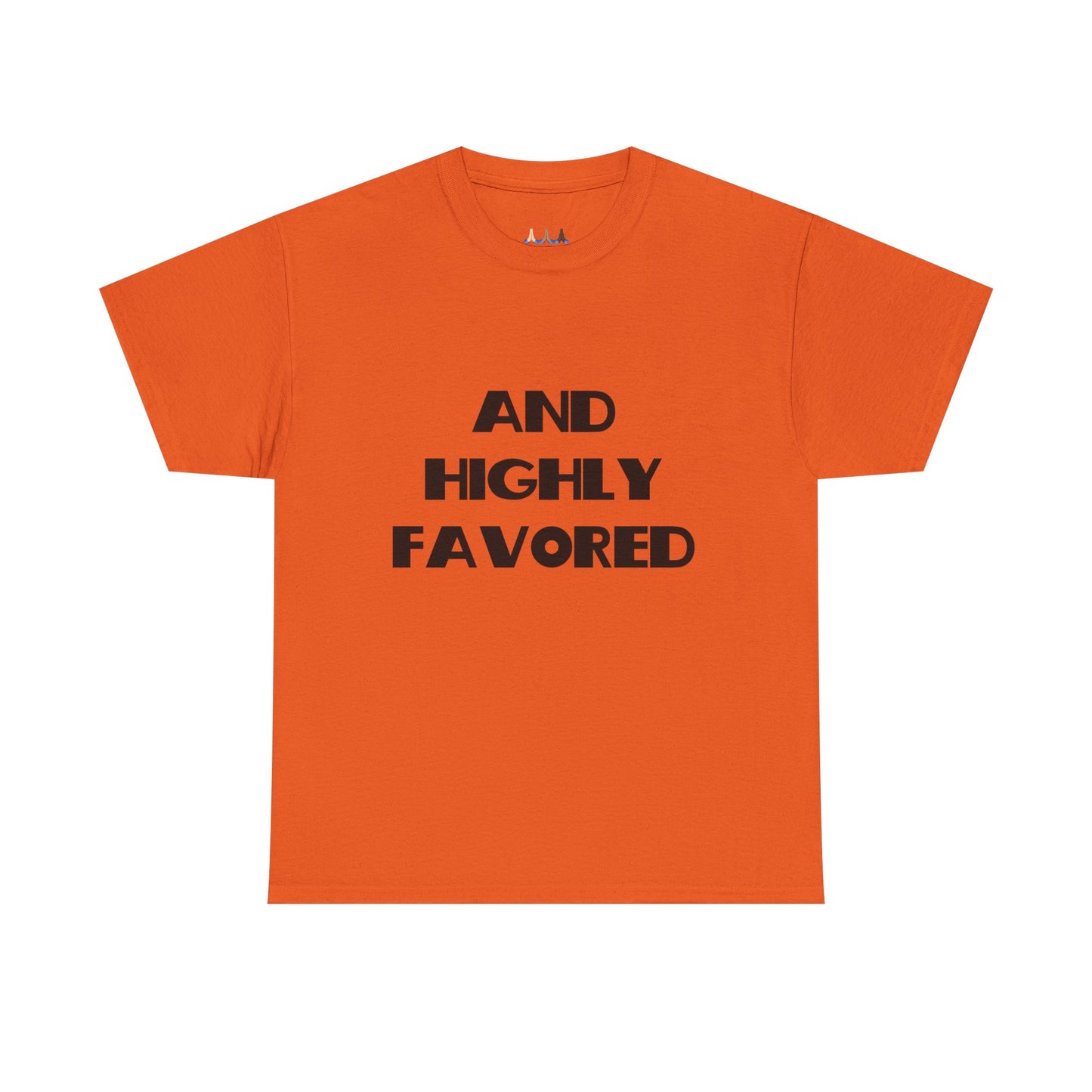 And Highly Favored Christian Tee Shirt, Christian Gifts, Trendy Christian Apparel, Christian Christmas Gifts