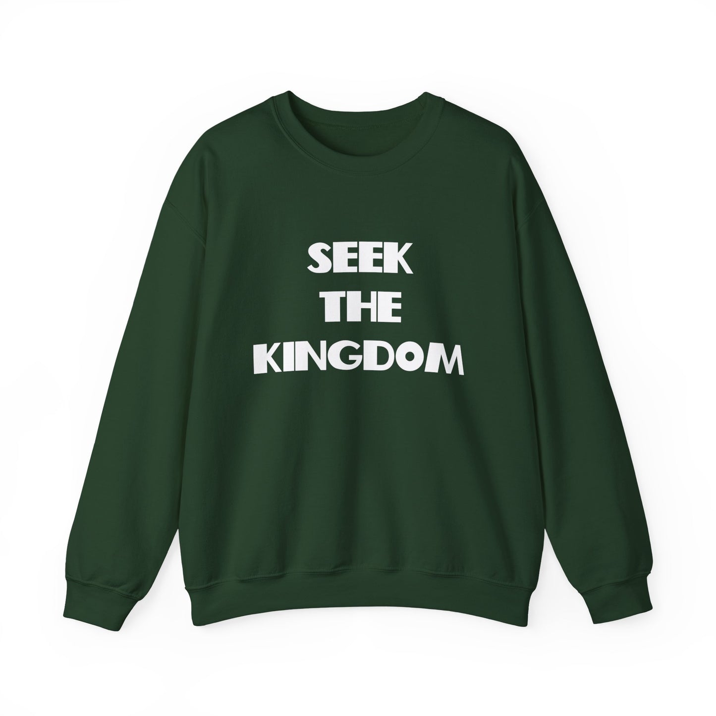 Seek The Kingdom Sweatshirt, Christian Gifts, Trendy Christian Apparel, Christian Christmas Gifts