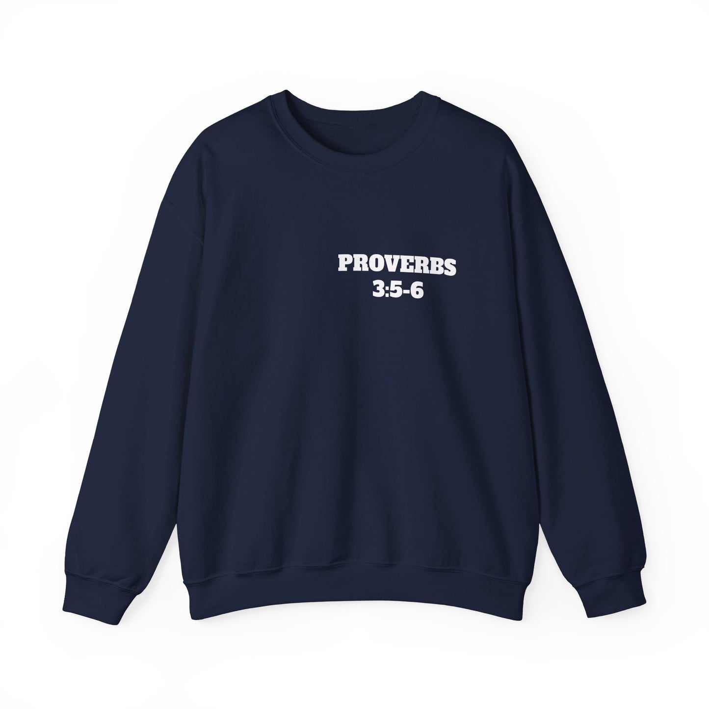 Proverbs 3:5-6 - Christian Clothing, Christian Shirts, Christian Sweatshirt, Christian Hoodie, Top Religious Shirts, Easter, Bible Shirts
