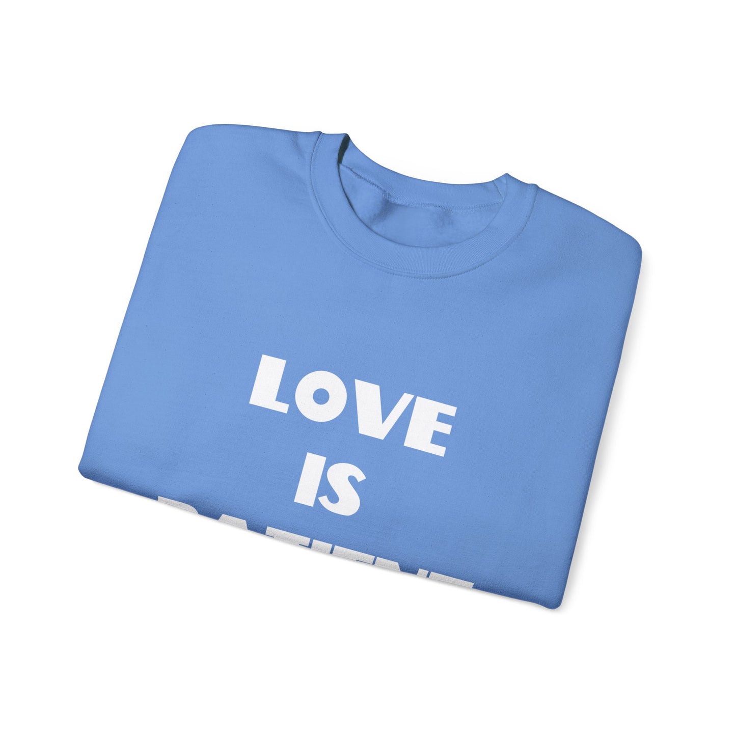 Love is Patient Christian Sweatshirt, Christian Gifts, Christian Back To School Gifts, Church Outfits
