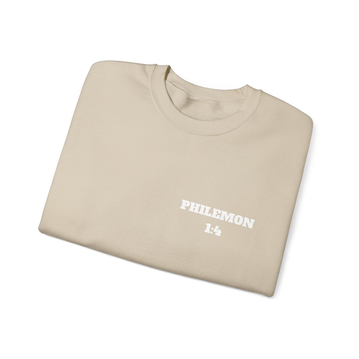 Copy of Philemon 1:4 Bible Verse Sweatshirt, Faith Based Clothing, Church Shirts, Christian Apparel, Trendy Christian Clothing
