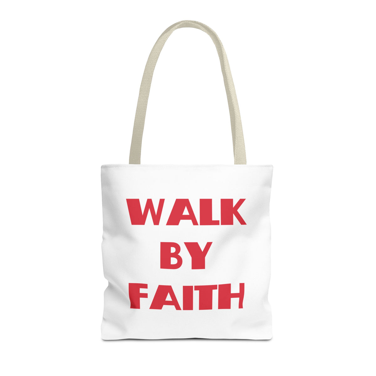 Walk By Faith Christian Tote Bag