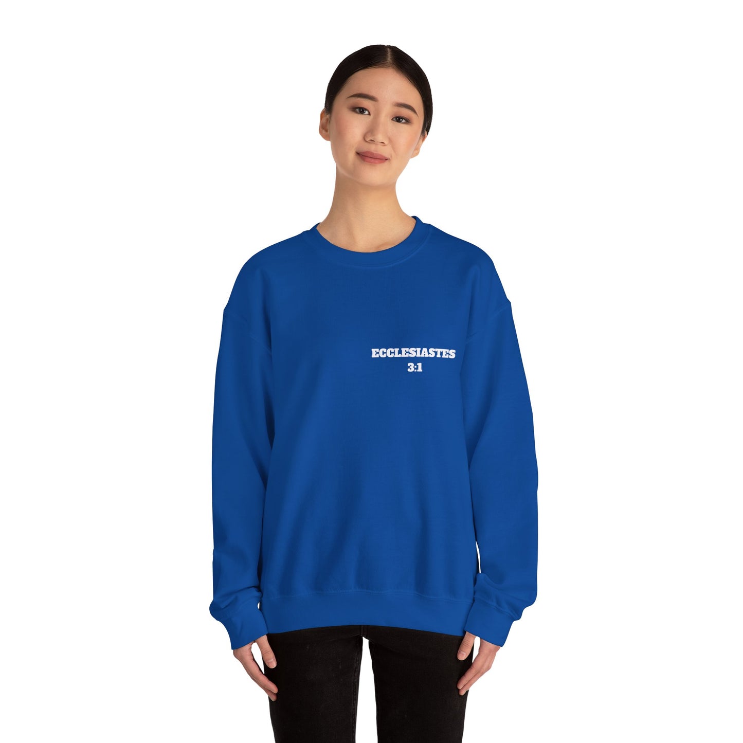 Ecclesiastes 3:1 Christian Sweatshirt, Christian Gifts, Christian Back To School Gifts, Church Outfits
