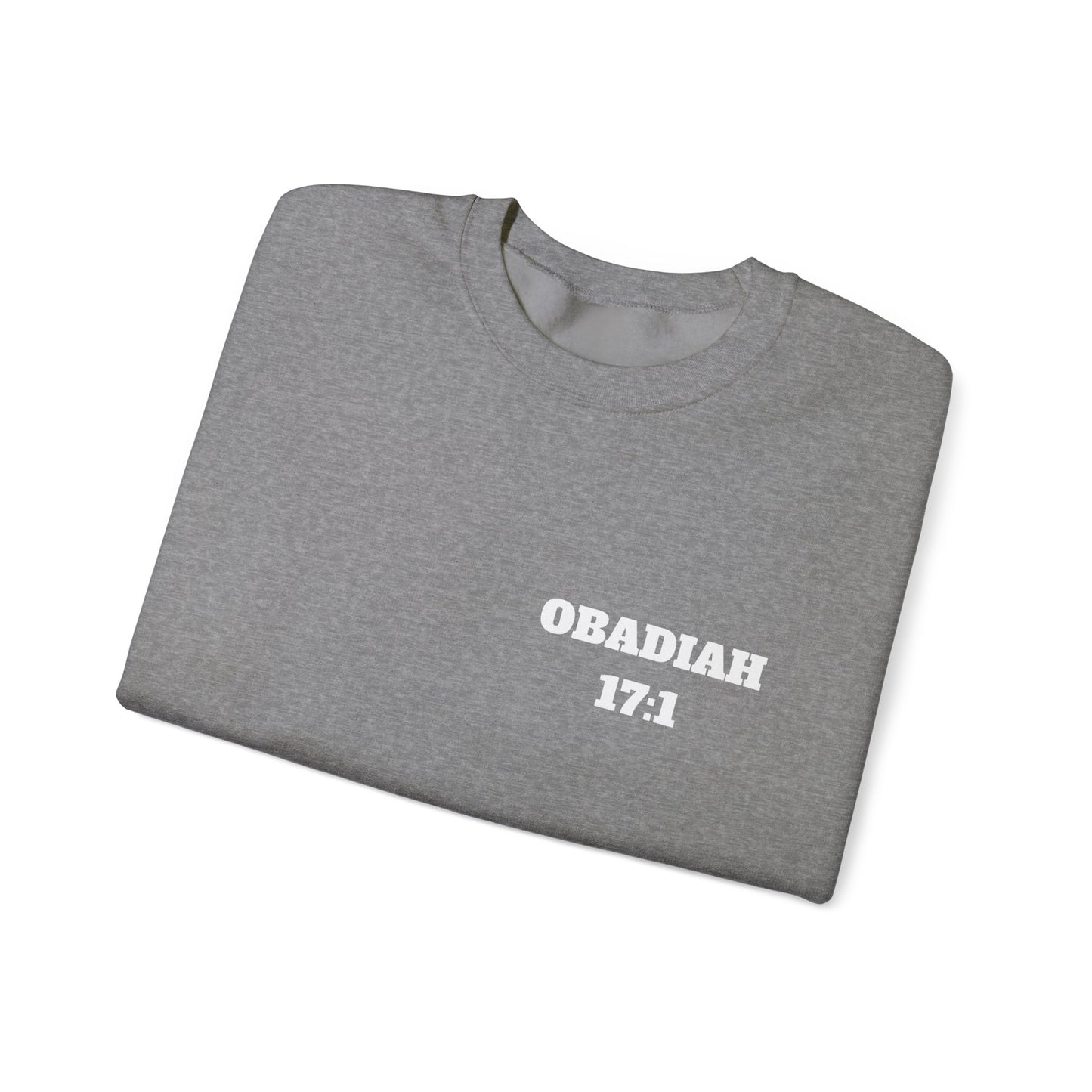 Obadiah 17:1 Christian Sweatshirt, Christian Gifts, Christian Back To School Gifts, Church Outfits