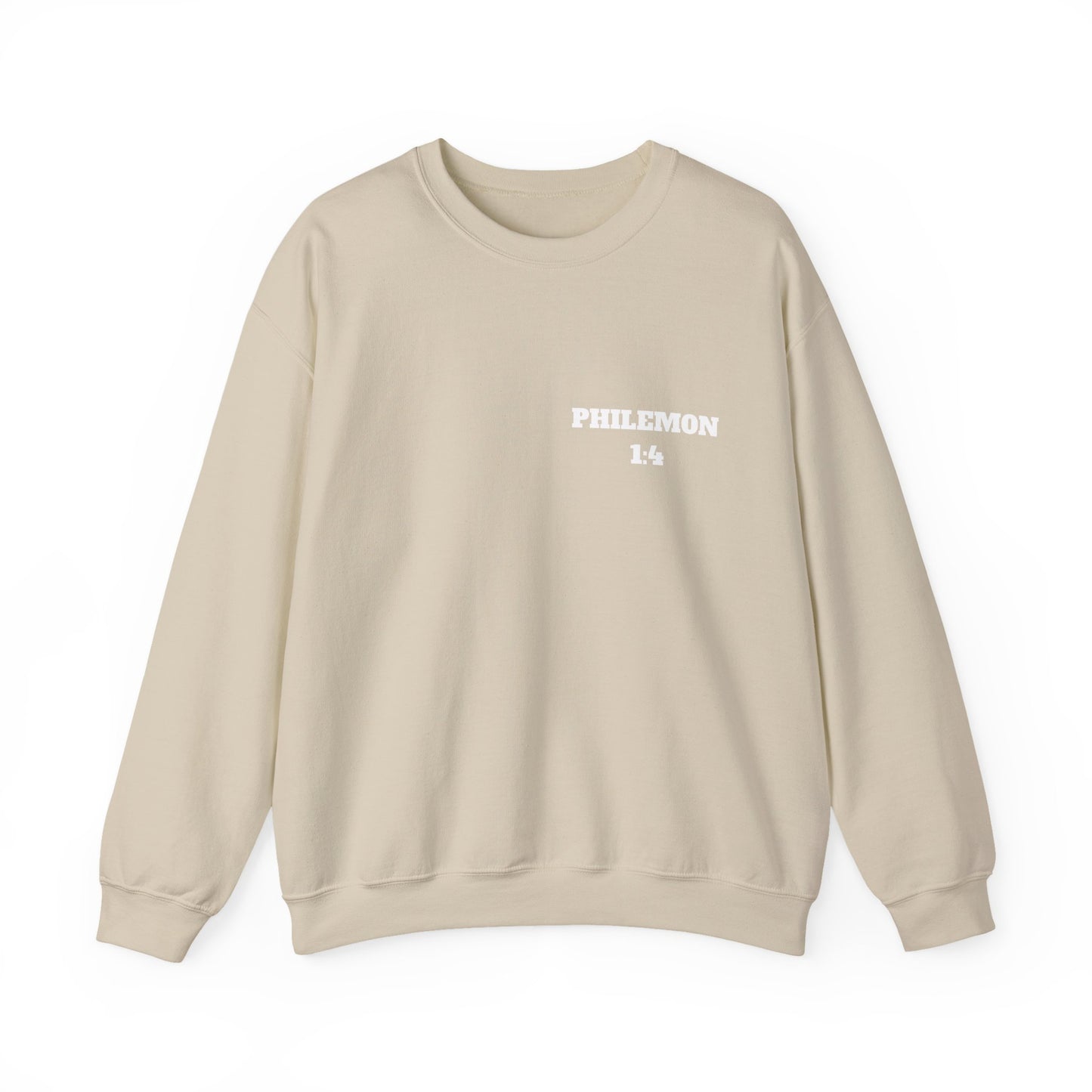 Copy of Philemon 1:4 Bible Verse Sweatshirt, Faith Based Clothing, Church Shirts, Christian Apparel, Trendy Christian Clothing
