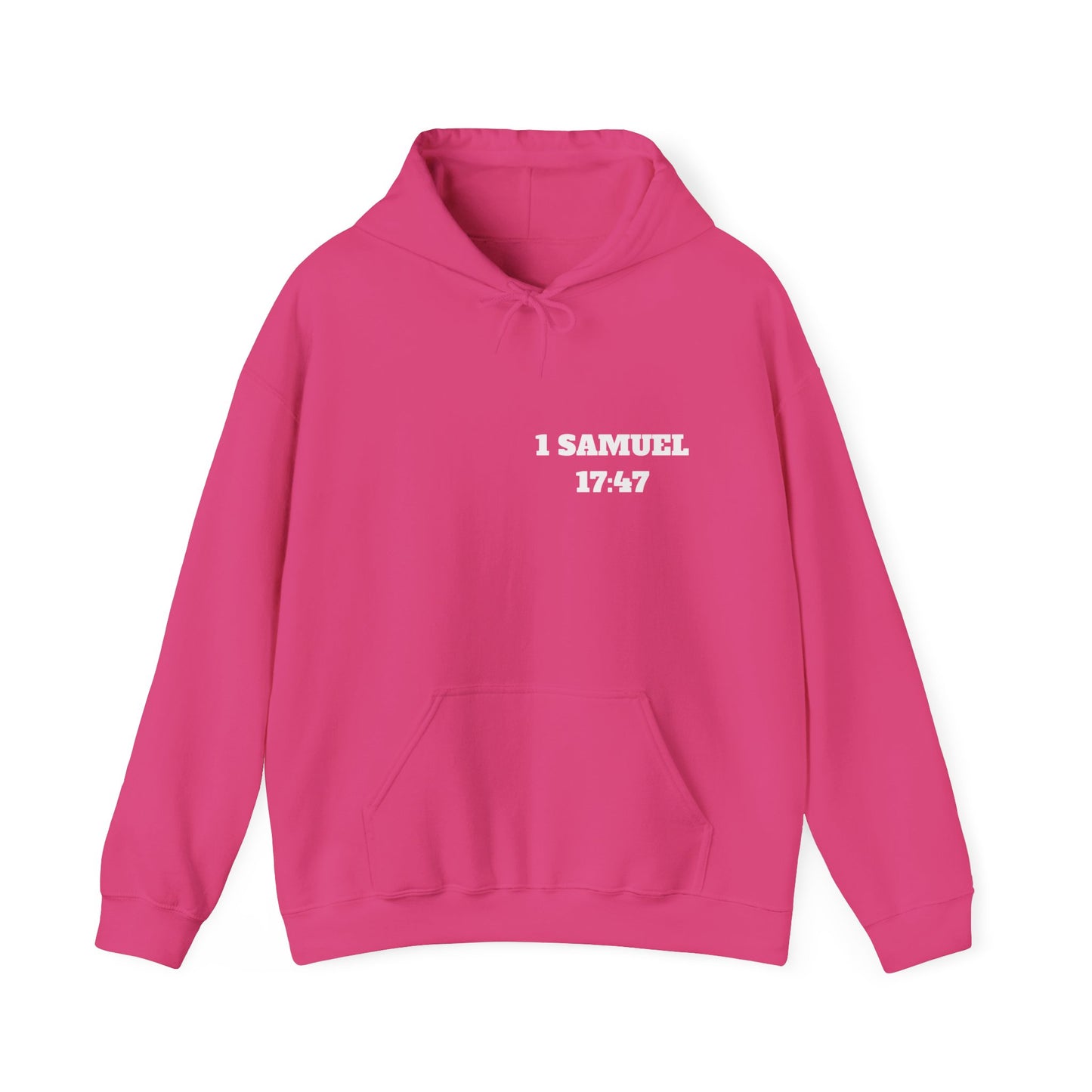 1 Samuel 17:47 Christian Hoodie, Christian Gifts, Christian Back To School Gifts, Trendy Christian Apparel