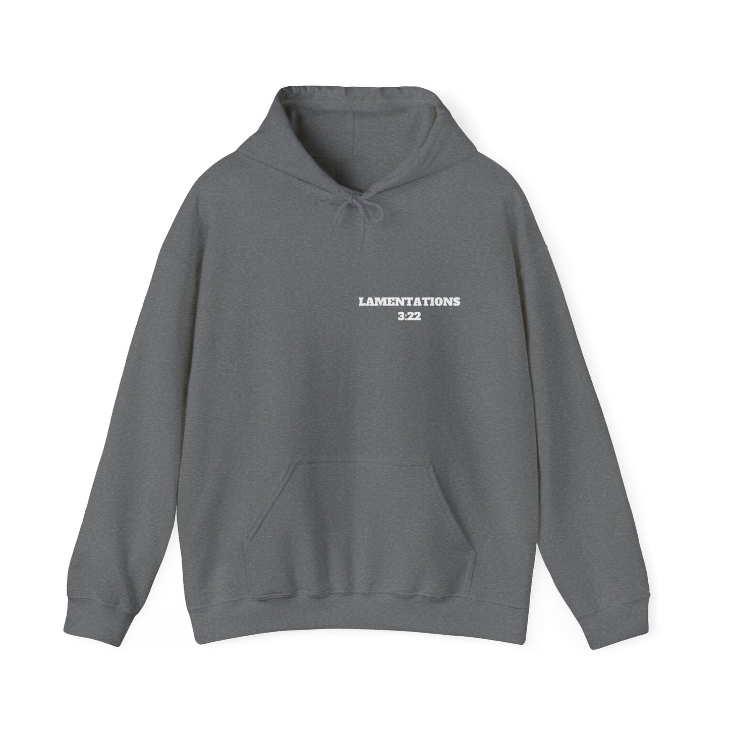 Lamentations 3:22 Christian Hoodie, Christian Gifts, Christian Back To School Gifts, Trendy Christian Apparel