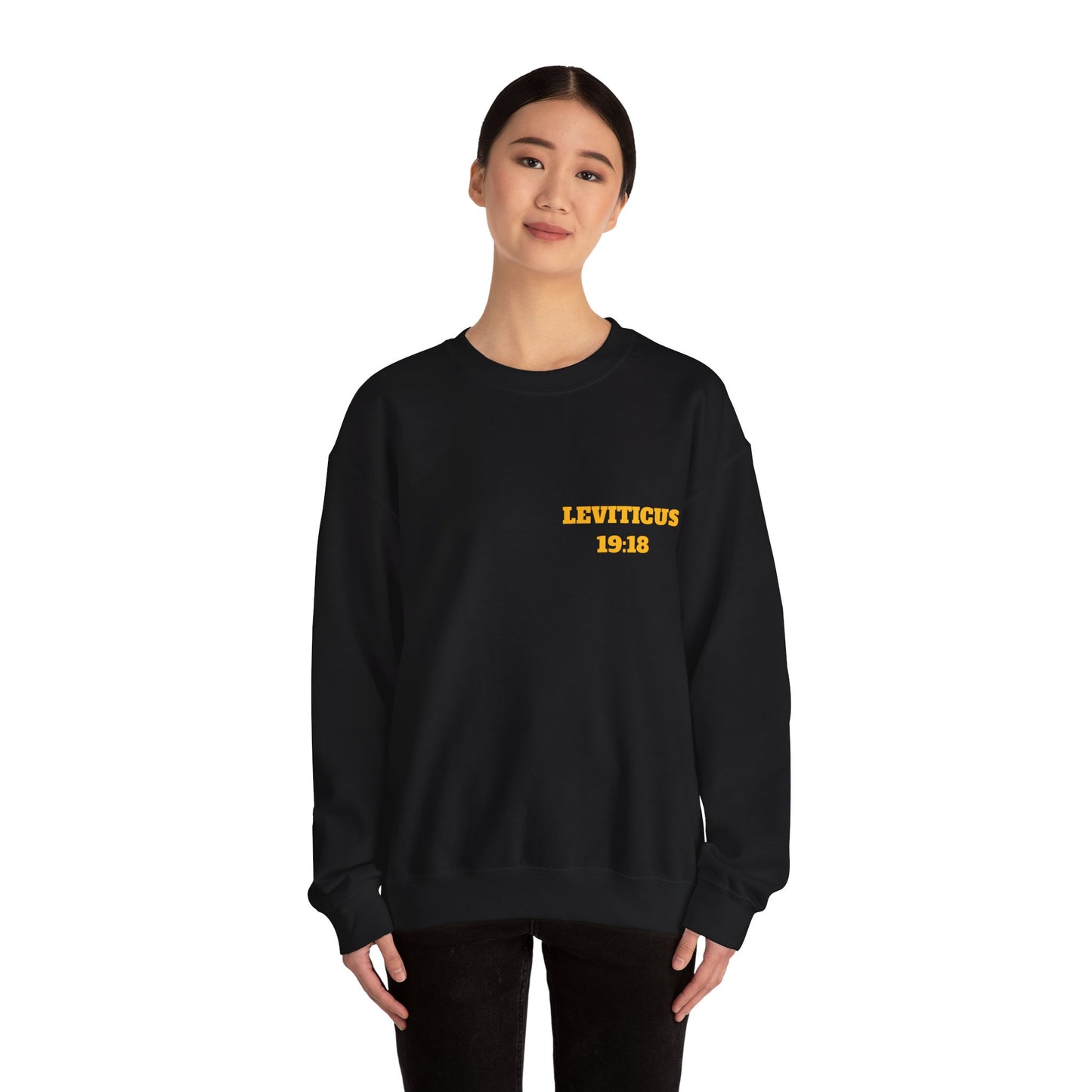 Leviticus 19:18 Christian Sweatshirt, Christian Gifts, Christian Back To School Gifts, Trendy Christian Apparel