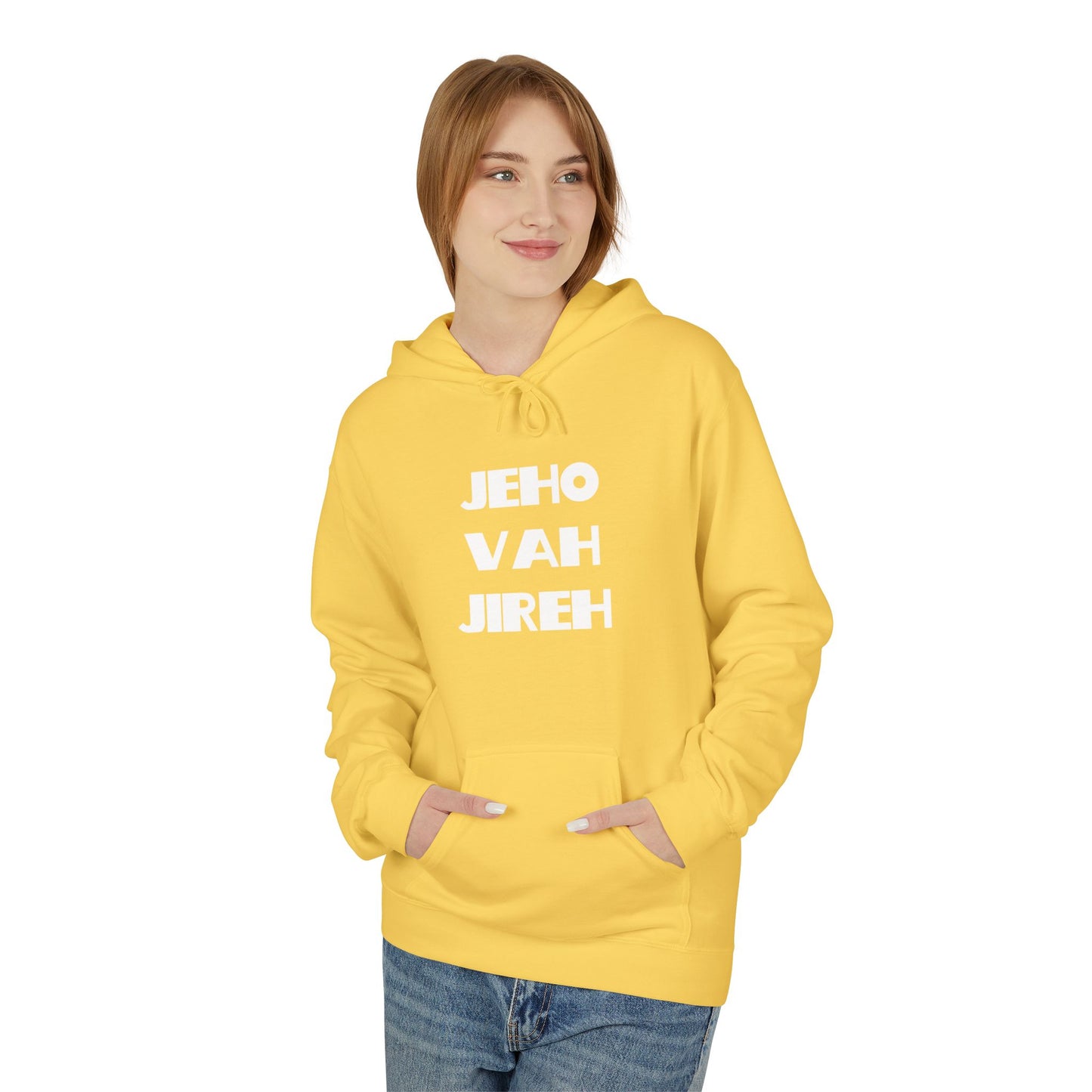 Jehovah Jireh Hoodie — Minimalist Christian Faith Pullover