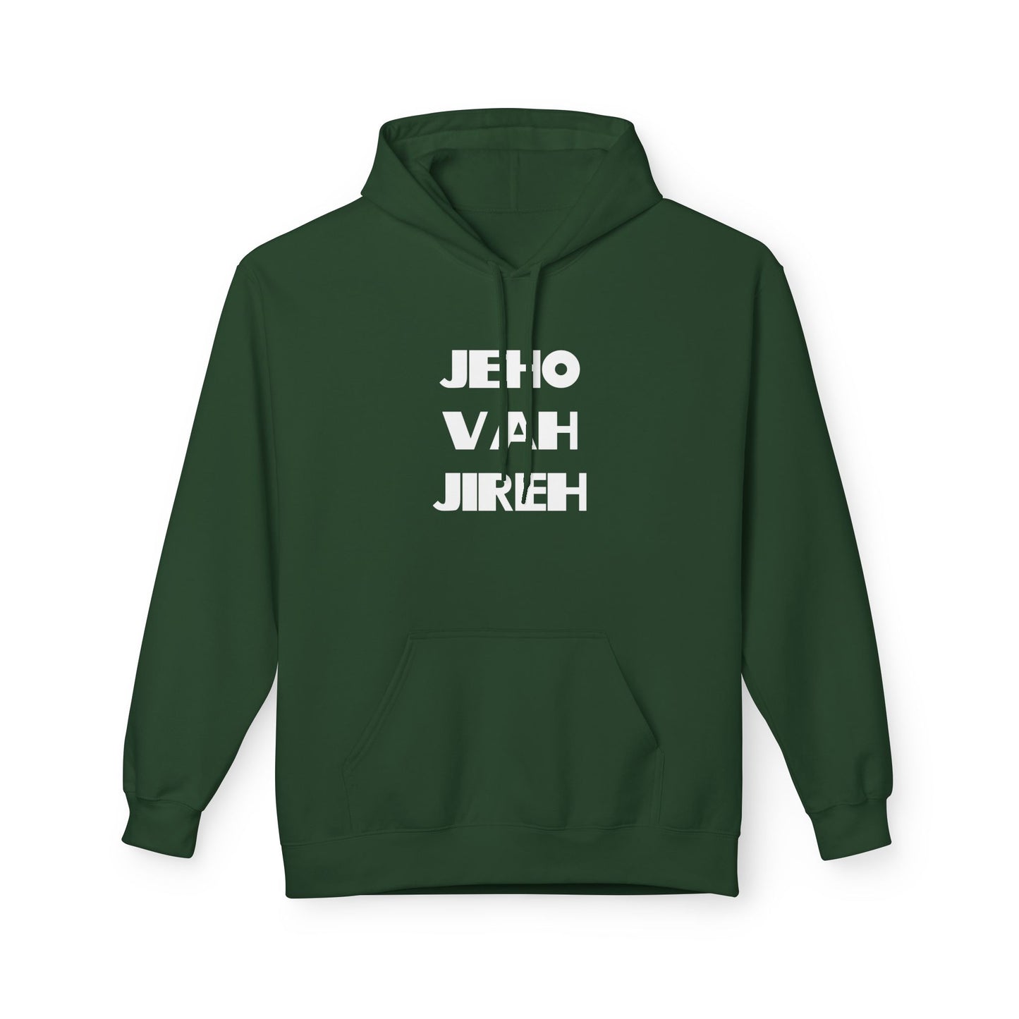 Jehovah Jireh Hoodie — Minimalist Christian Faith Pullover