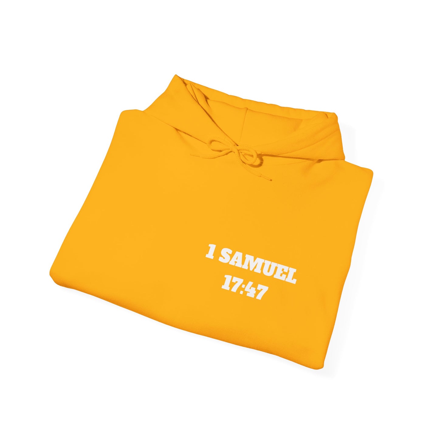 1 Samuel 17:47 Christian Hoodie, Christian Gifts, Christian Back To School Gifts, Trendy Christian Apparel