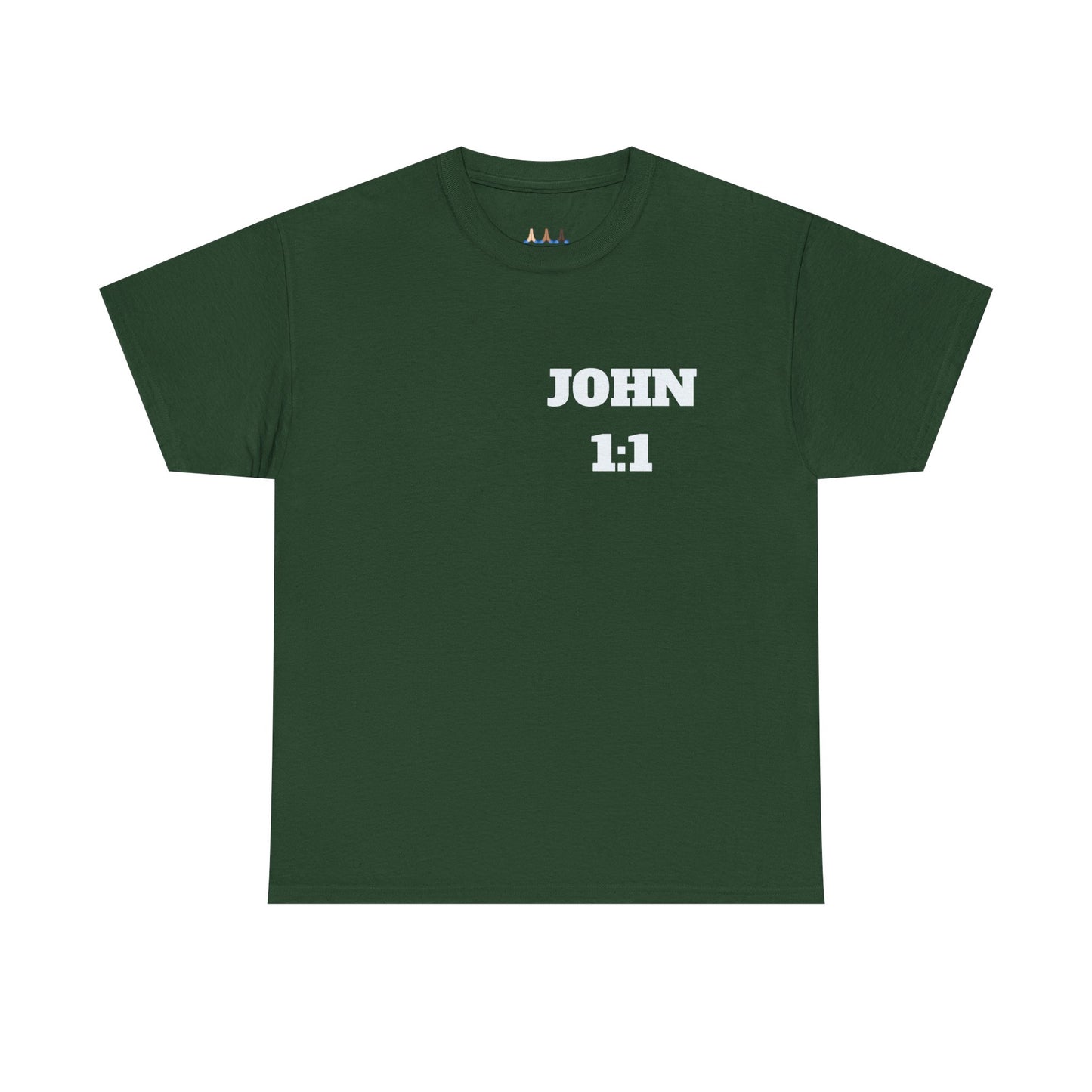 John 1:1 Bible Verse Shirt, Faith Based Clothing, Church Shirts, Christian Apparel, Trendy Christian Clothing