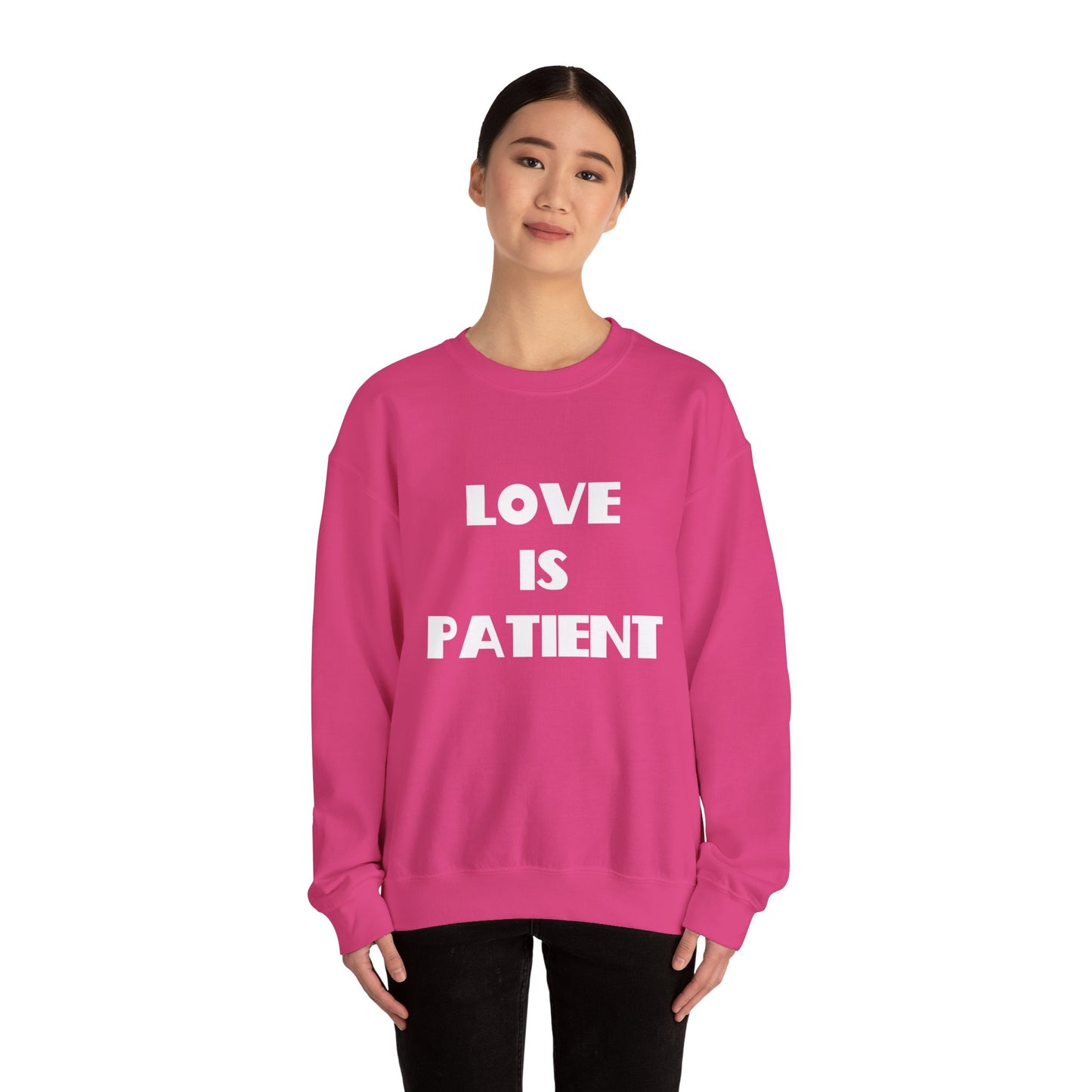Love is Patient Christian Sweatshirt, Christian Gifts, Christian Back To School Gifts, Church Outfits