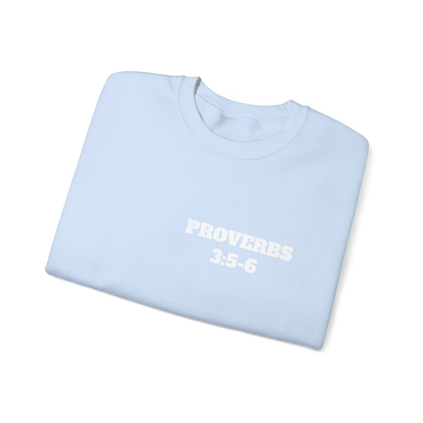 Proverbs 3:5-6 - Christian Clothing, Christian Shirts, Christian Sweatshirt, Christian Hoodie, Top Religious Shirts, Easter, Bible Shirts
