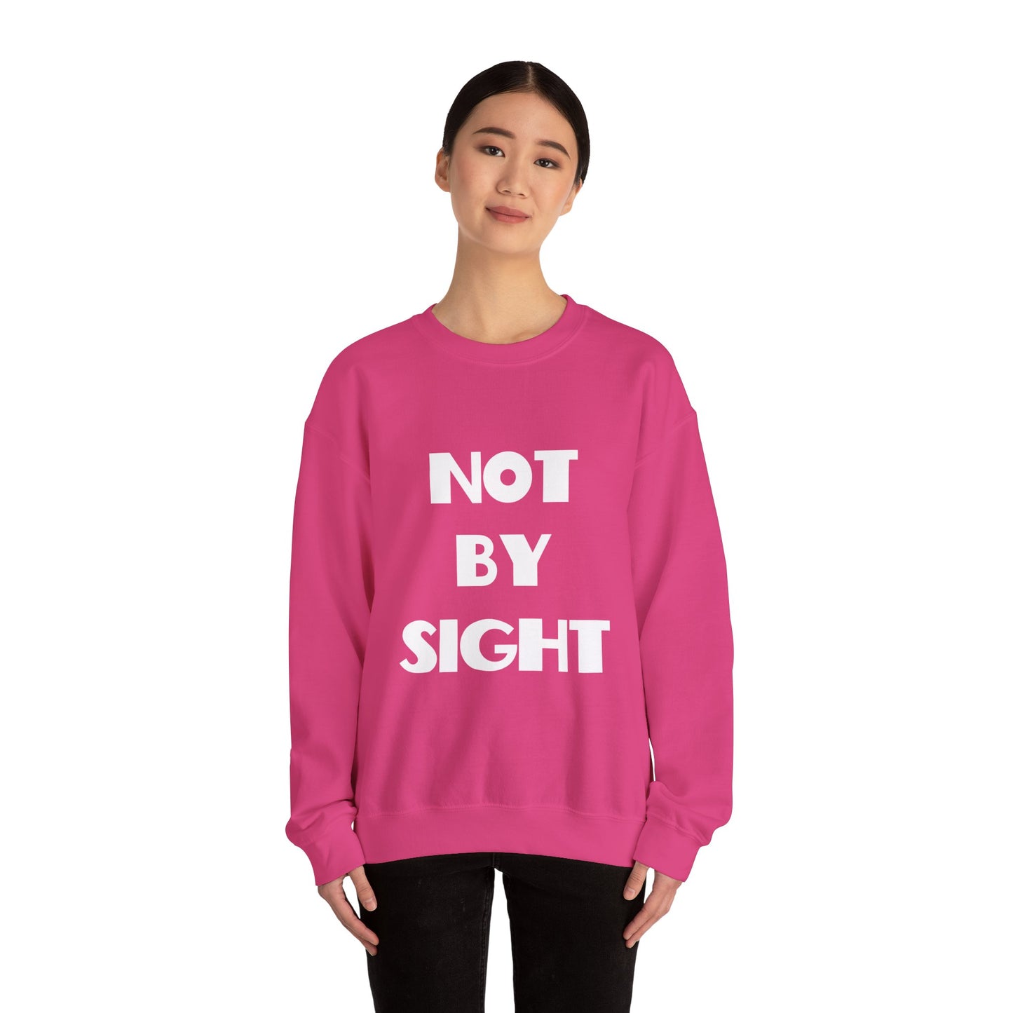 Not By Sight Christian Sweatshirt, Christian Gifts, Christian Back To School Gifts, Church Outfits