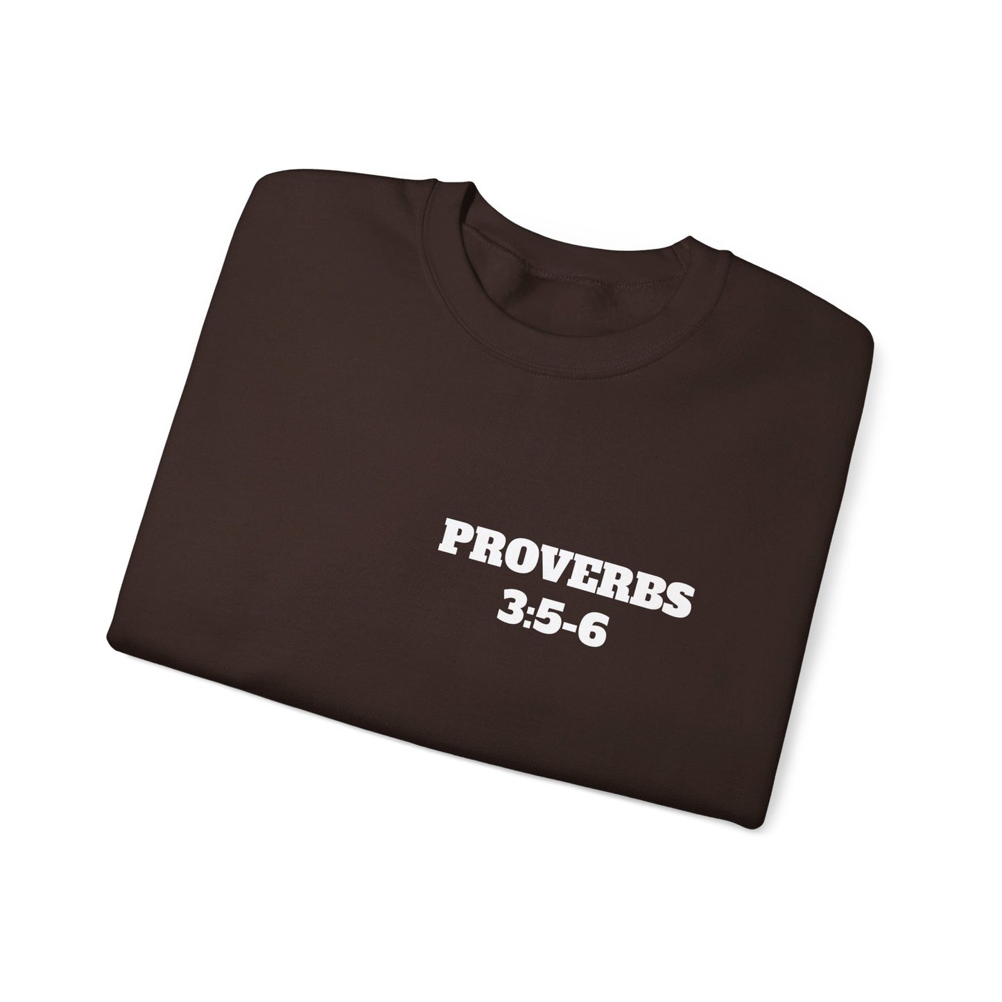 Proverbs 3:5-6 - Christian Clothing, Christian Shirts, Christian Sweatshirt, Christian Hoodie, Top Religious Shirts, Easter, Bible Shirts