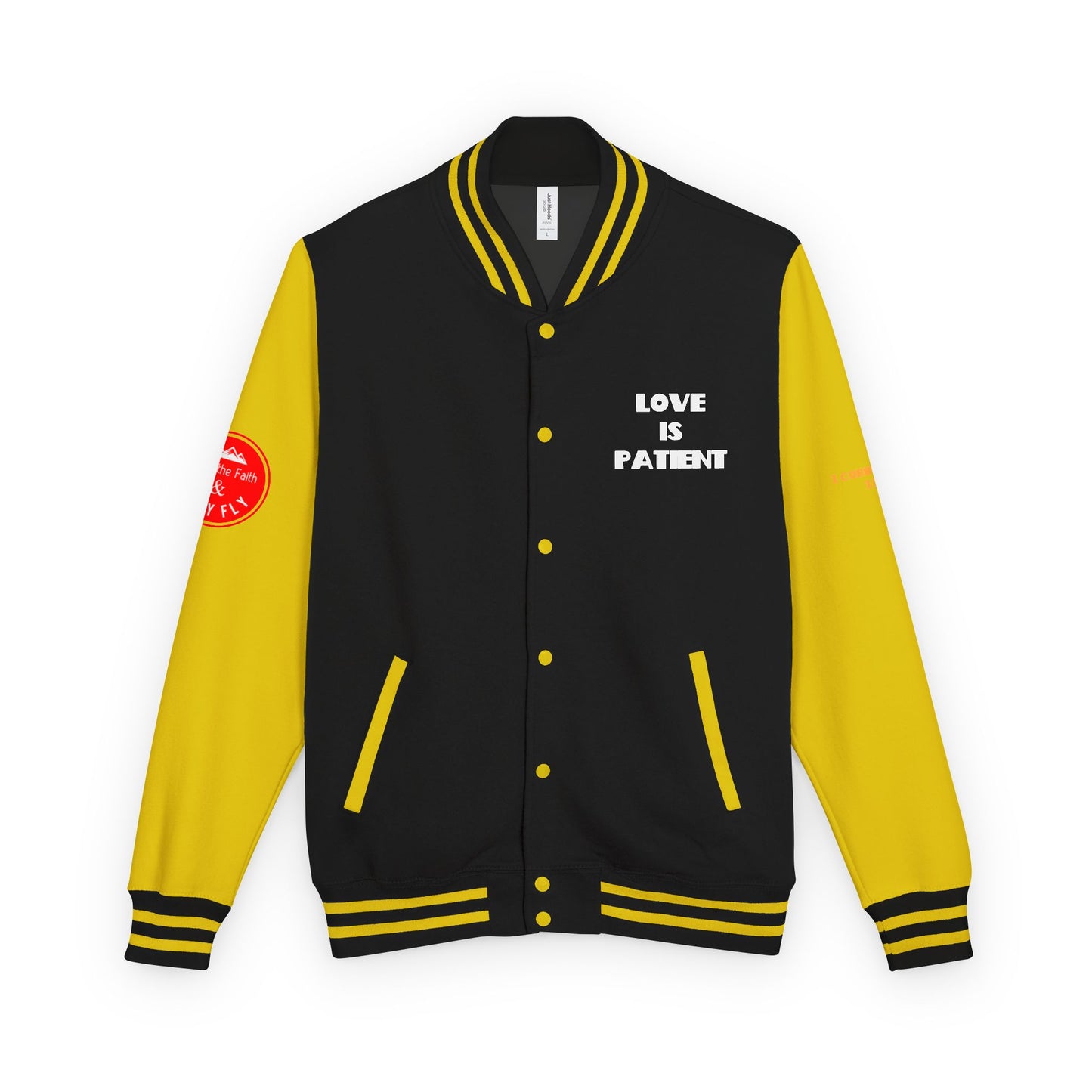 Love Is Kind Letterman Jacket, Christian Letterman Jacket, Christian Streetwear
