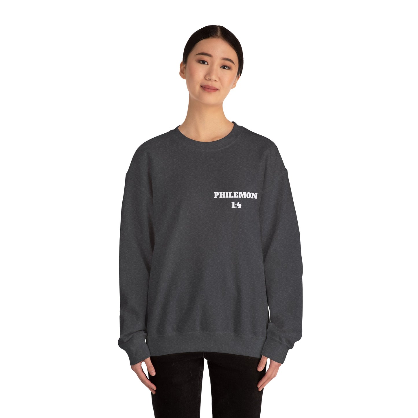 Copy of Philemon 1:4 Bible Verse Sweatshirt, Faith Based Clothing, Church Shirts, Christian Apparel, Trendy Christian Clothing