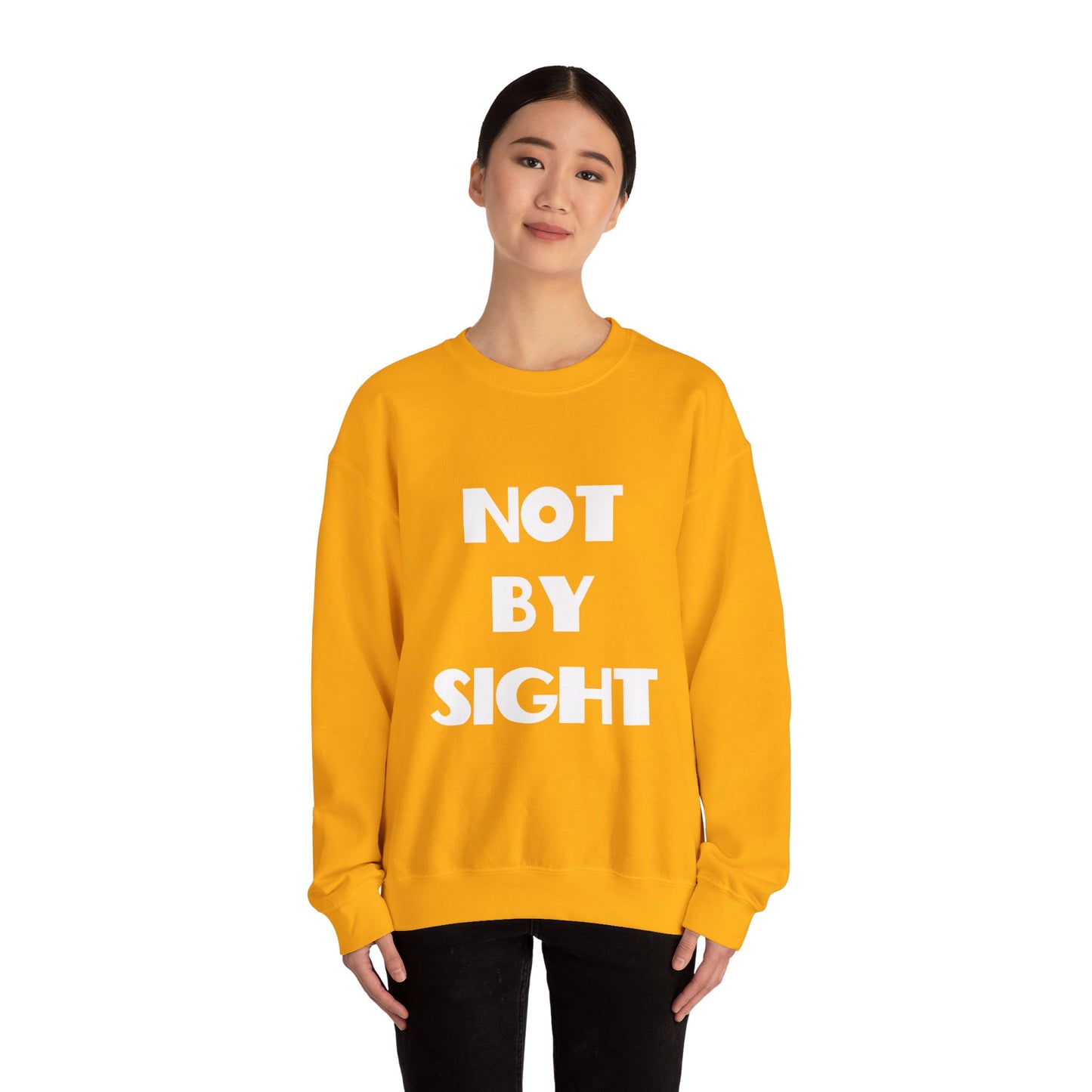 Not By Sight Christian Sweatshirt, Christian Gifts, Christian Back To School Gifts, Church Outfits
