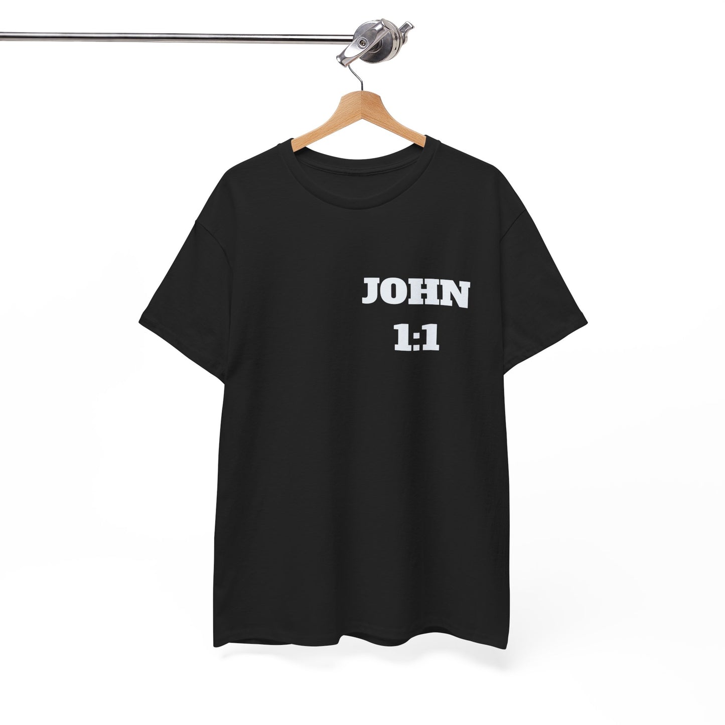 John 1:1 Bible Verse Shirt, Faith Based Clothing, Church Shirts, Christian Apparel, Trendy Christian Clothing