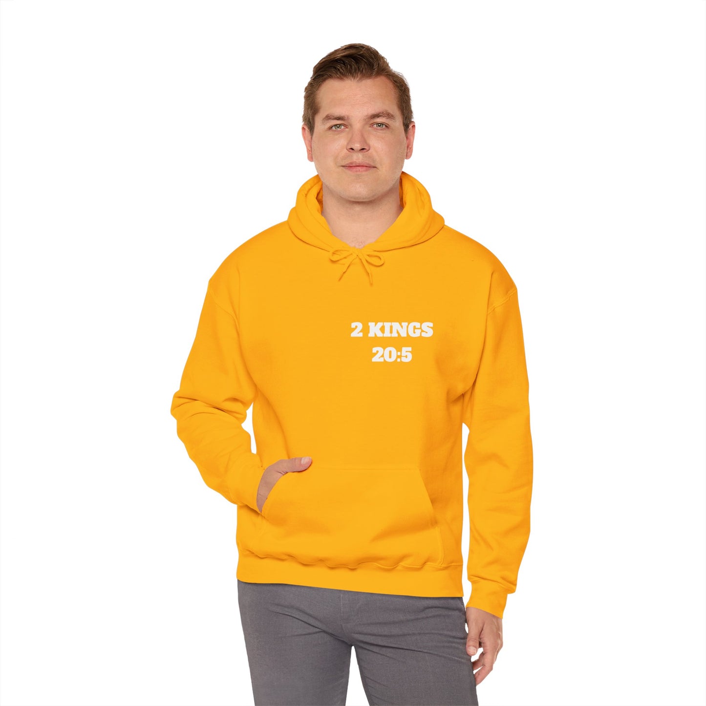 2 Kings 20:5 Christian Hoodie, Christian Gifts, Christian Back To School Gifts, Trendy Christian Apparel