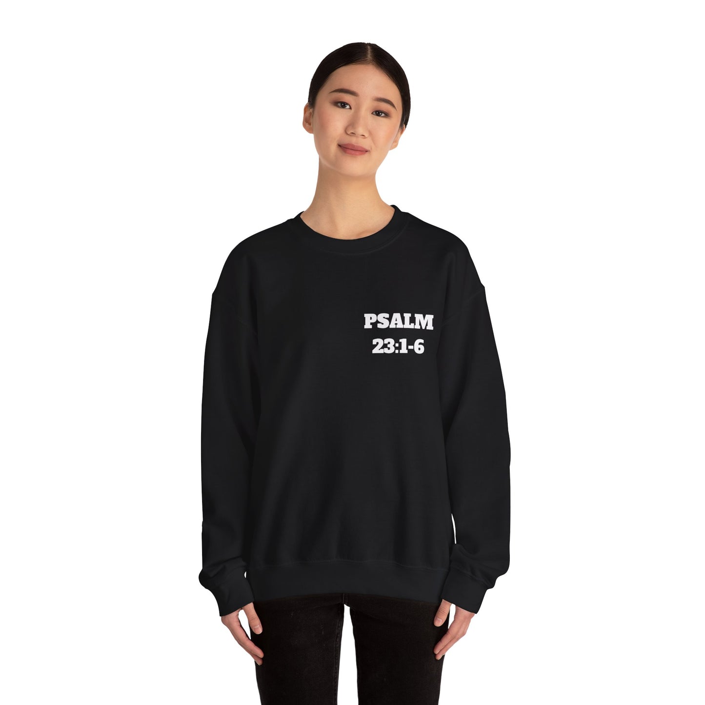 Psalms 23:16 Christian Sweatshirt, Christian Gifts, Christian Back To School Gifts, Trendy Christian Apparel