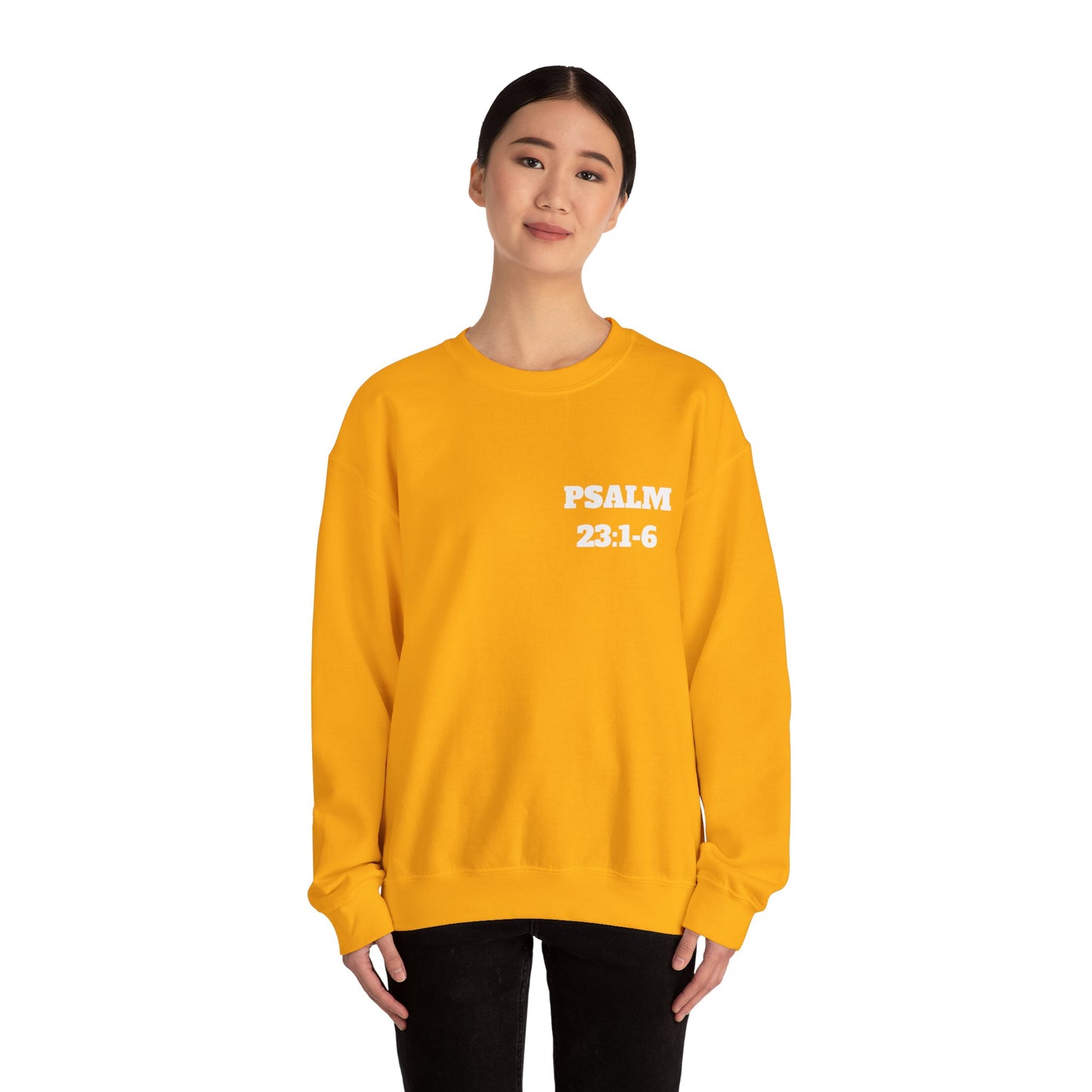 Psalms 23:16 Christian Sweatshirt, Christian Gifts, Christian Back To School Gifts, Trendy Christian Apparel
