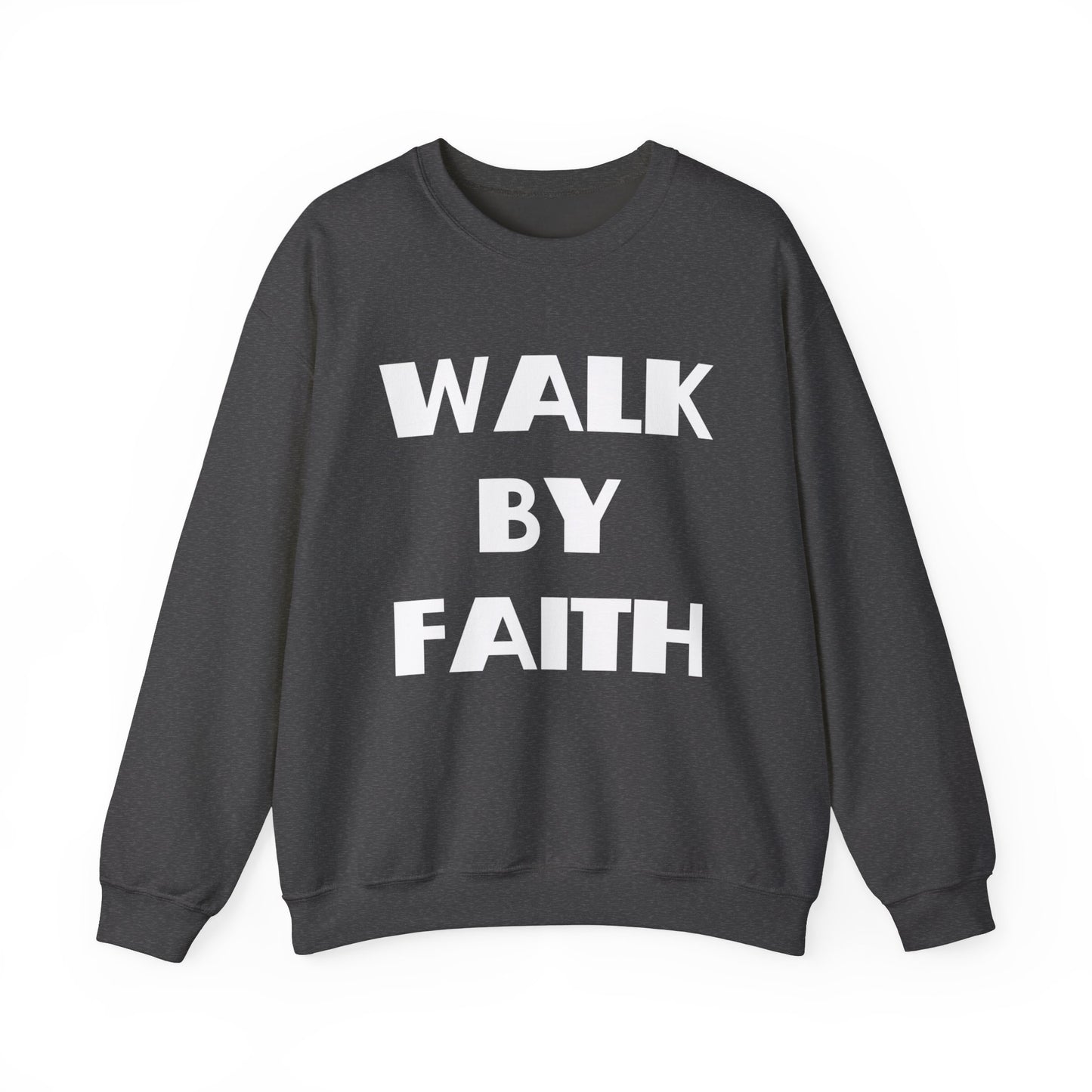 Walk By Faith Christian Sweatshirt, Christian Gifts, Christian Back To School Gifts, Trendy Christian Apparel