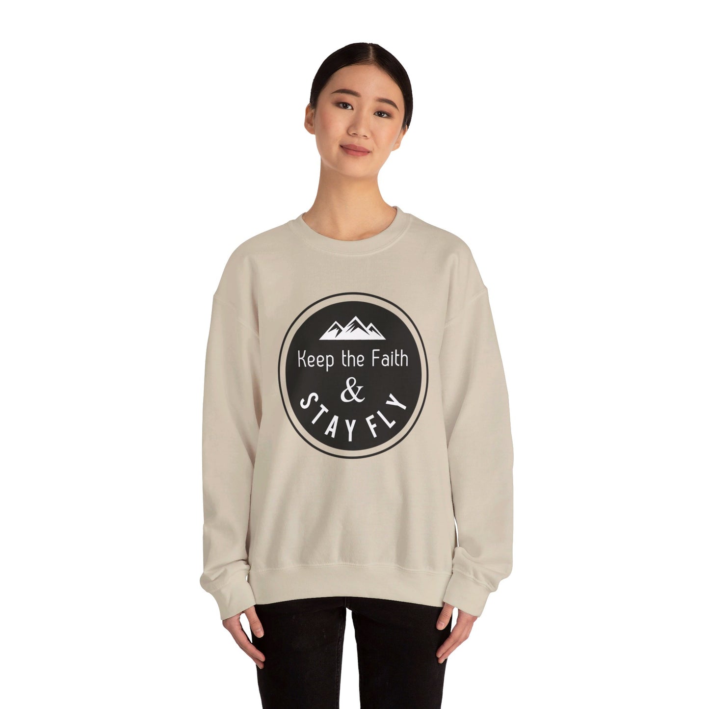 Keep The Faith & Stay Fly Christian Clothing, Christian Shirts, Christian Sweatshirt, Christian Hoodie, Top Religious Shirts, Bible Shirts
