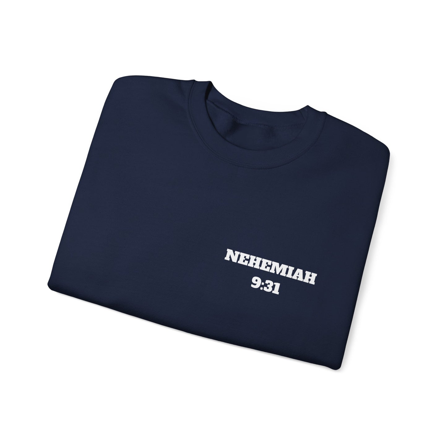 Nehemiah 9:31 Christian Sweatshirt, Christian Gifts, Christian Back To School Gifts, Church Outfits