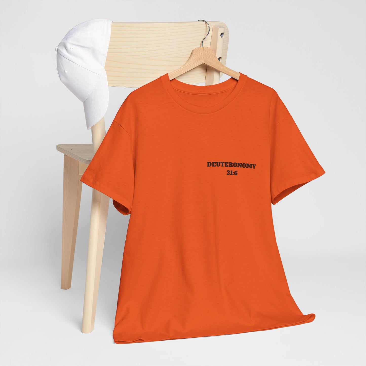Dueteronomy 31:6 Christian T-Shirt, Christian Gifts, Christian Back To School Gifts, Trendy Christian Apparel