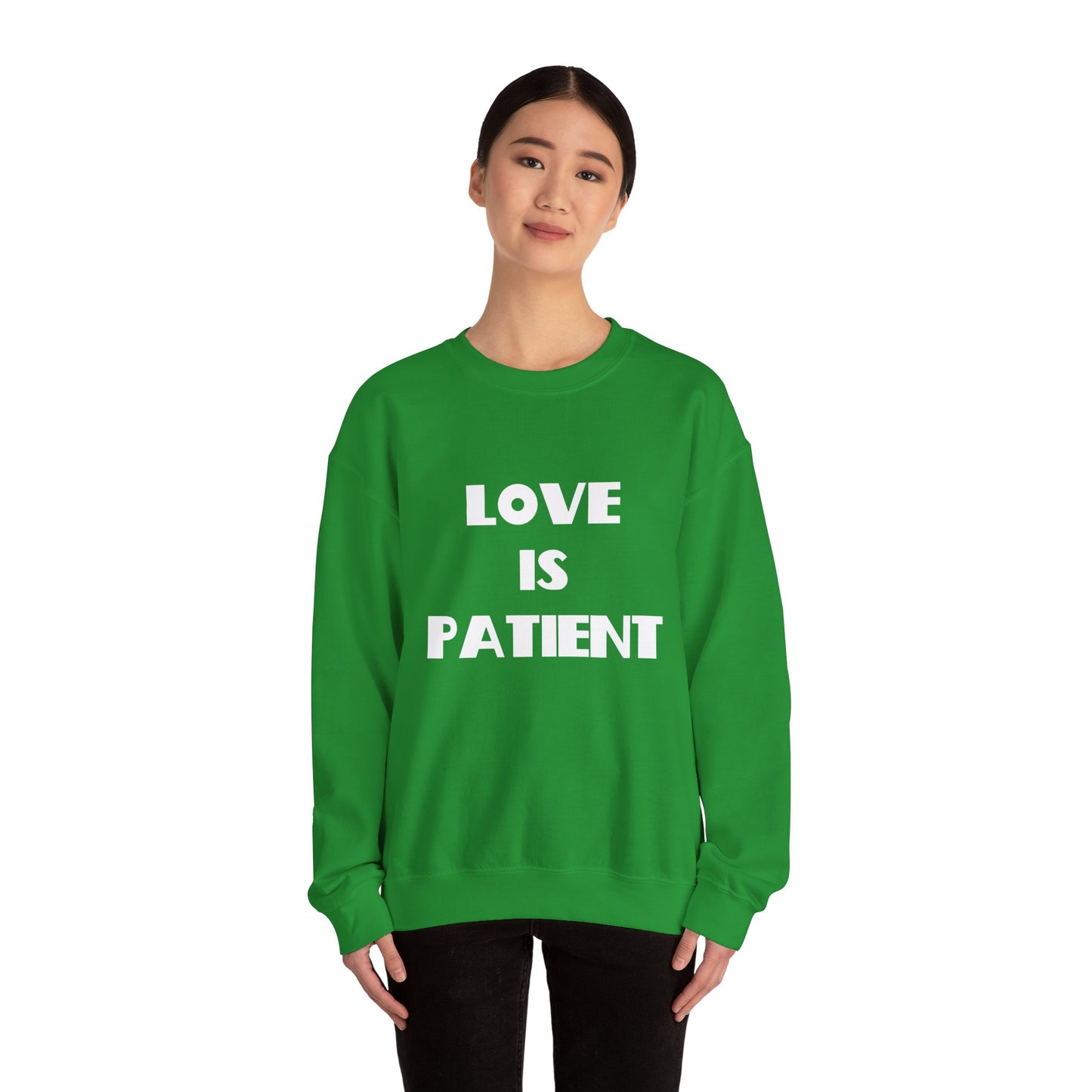 Love is Patient Christian Sweatshirt, Christian Gifts, Christian Back To School Gifts, Church Outfits