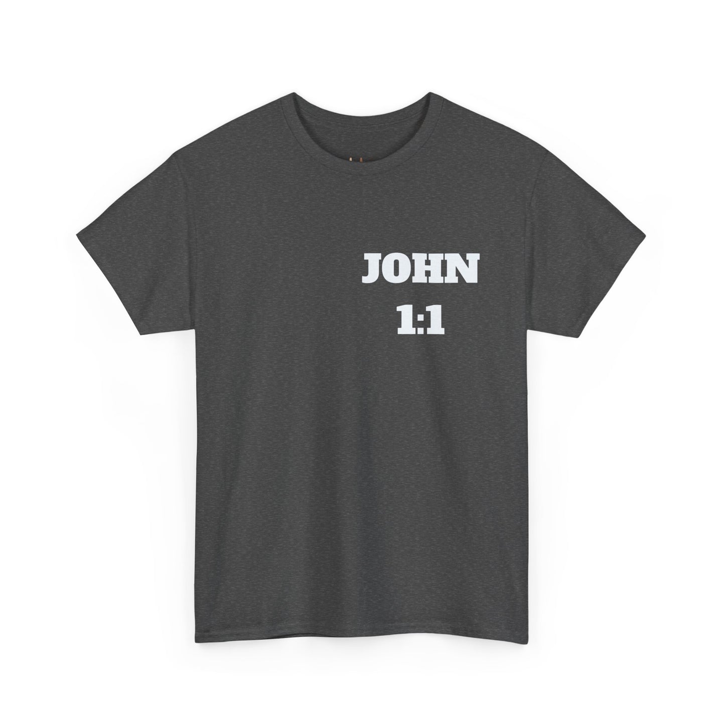 John 1:1 Bible Verse Shirt, Faith Based Clothing, Church Shirts, Christian Apparel, Trendy Christian Clothing